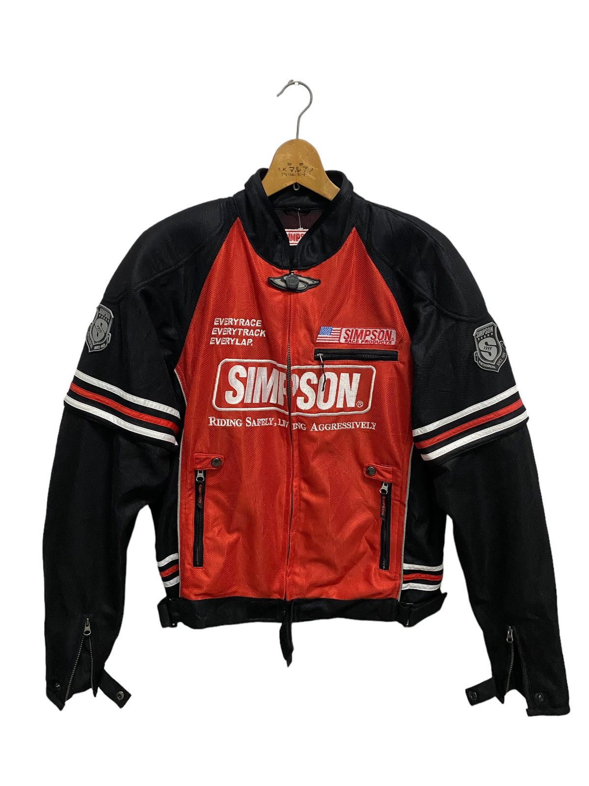 Sports Specialties × Vintage Offer‼️Vintage Simpson Racing Motorsport Biker Jacket Size US L / EU 52-54 / 3 - 1 Thumbnail