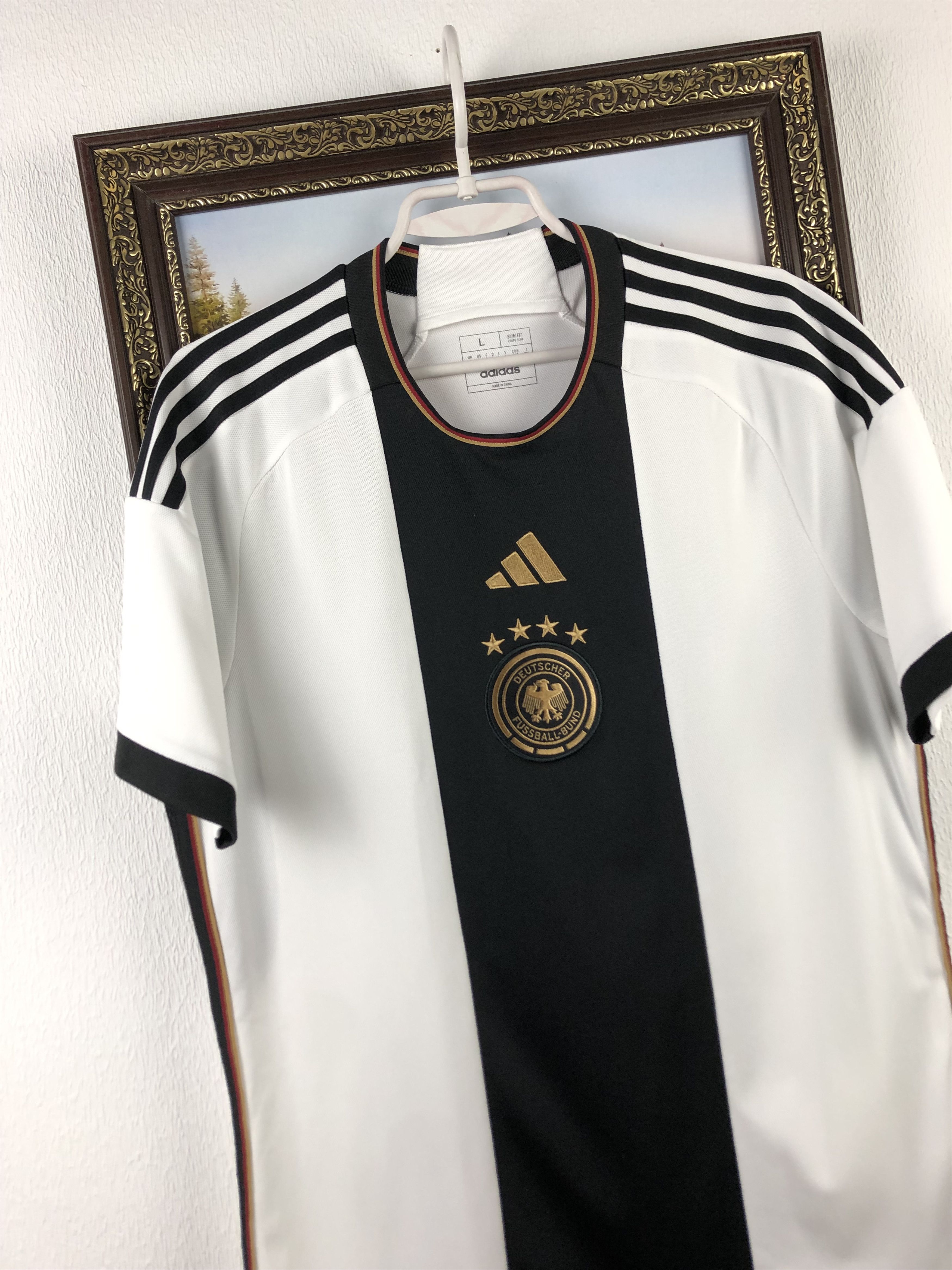 Adidas Germany football shirt Soccer Jersey Mens Trikot Tee Hype Size US L / EU 52-54 / 3 - 3 Thumbnail
