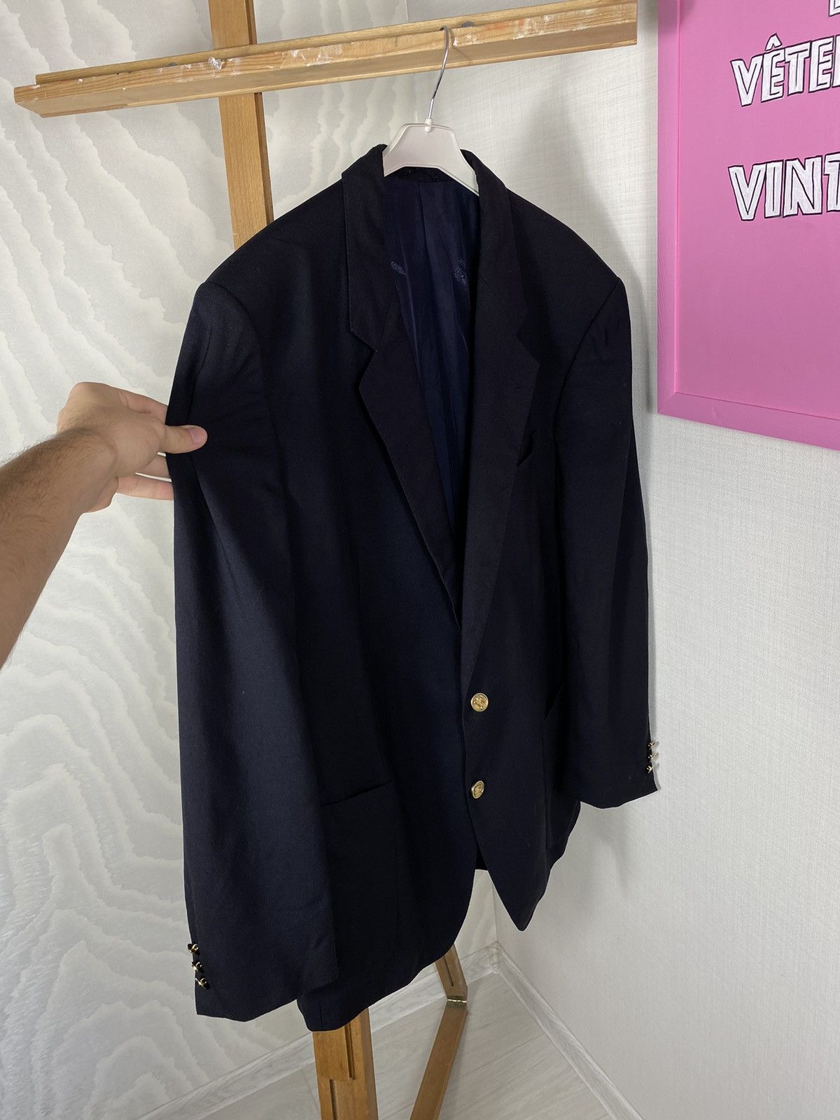 Burberry × Vintage Burberrys London vintage blazer Size 46L - 8 Thumbnail