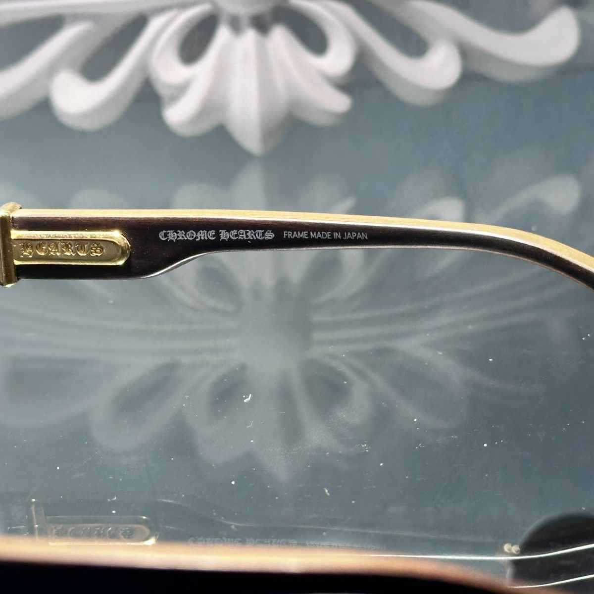 Chrome Hearts Chrome Hearts 💎 JEWEL Gummer 1/1 ‘Dark Triad’ Sunglasses Size ONE SIZE - 11 Thumbnail