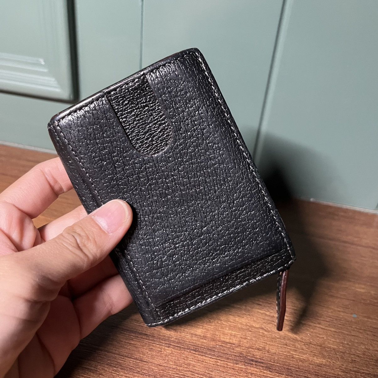 Vivienne Westwood VIVIENNE WESTWOOD Orb Logo Coin Case Black Leather Size ONE SIZE - 10 Thumbnail