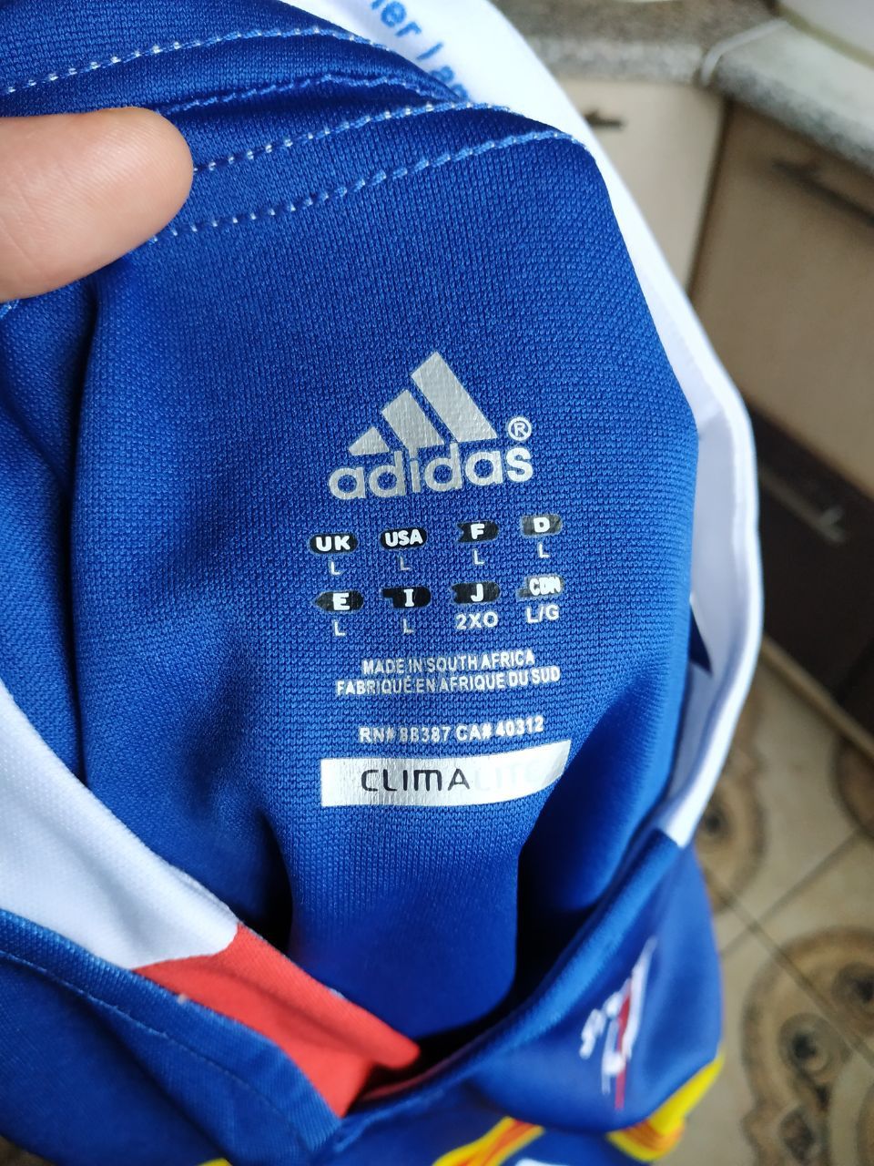 Adidas Adidas Stormers Rugby Jersey 2014 DHL Rugby Shirt L NWT Size US L / EU 52-54 / 3 - 23 Thumbnail