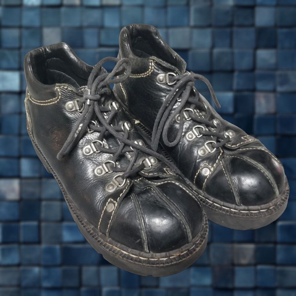 Vintage VINTAGE London Underground Boots Woman 11 Black K Monki Platform Goth 90s Mens Size US 11 / IT 41 - 1 Thumbnail