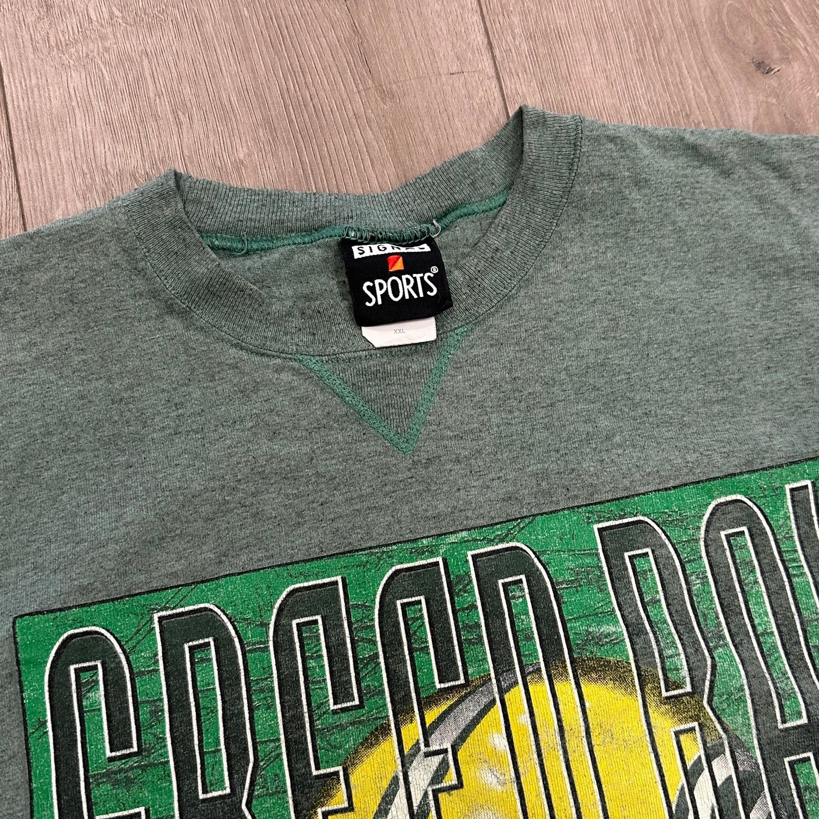 Vintage Vintage 1996 Green Bay Packers Logo Long Sleeve Shirt XXL Size US XXL / EU 58 / 5 - 5 Thumbnail