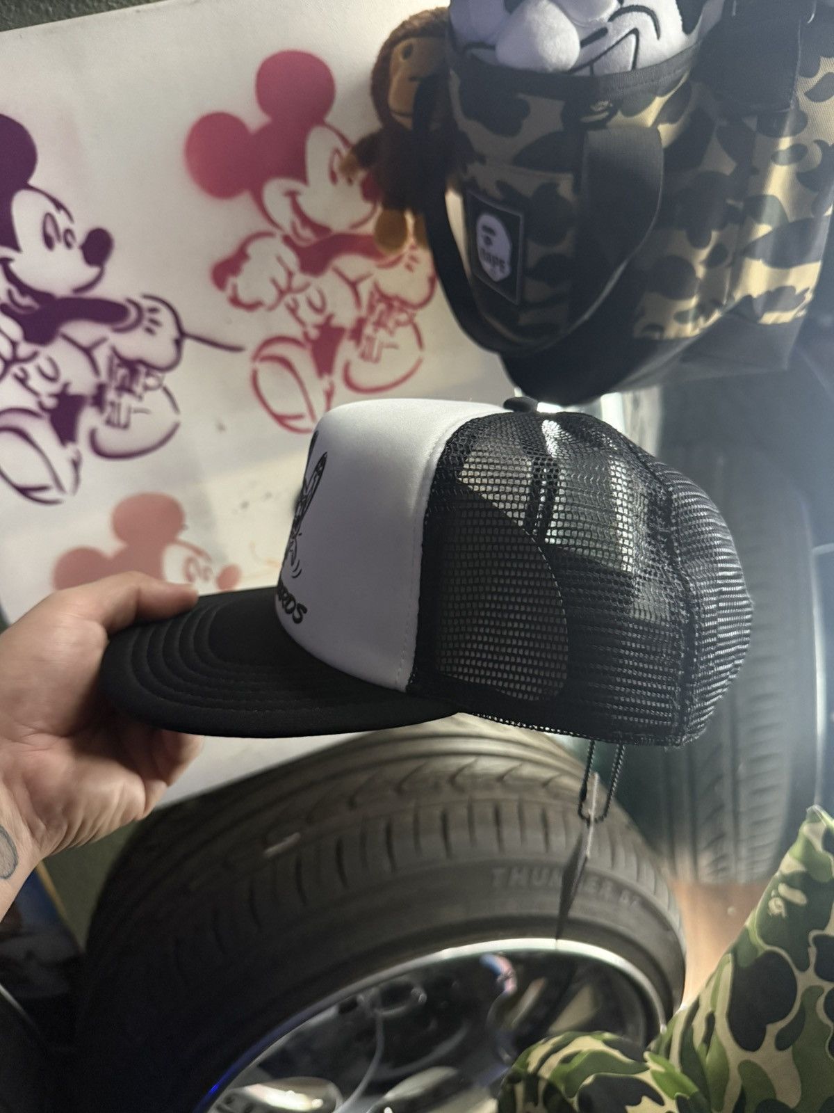 Neighborhood Stussy x Neighborhood Trucker Hat Size ONE SIZE - 4 Thumbnail