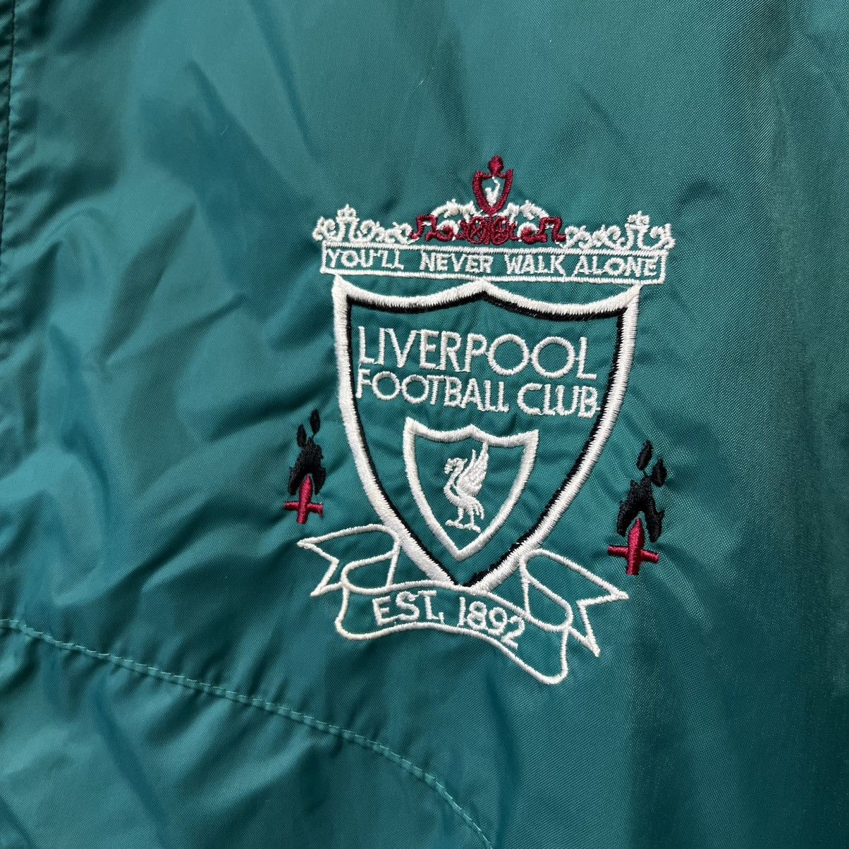 Adidas LIVERPOOL 1994/95 Adidas WINDBREAKER Football Soccer JACKET Size US L / EU 52-54 / 3 - 6 Thumbnail