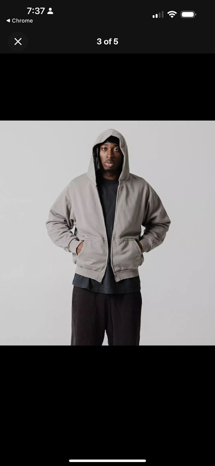 Gap Yeezy gap grey zip up fleece hoodie size xxl. New Size US XXL / EU 58 / 5 - 8 Thumbnail