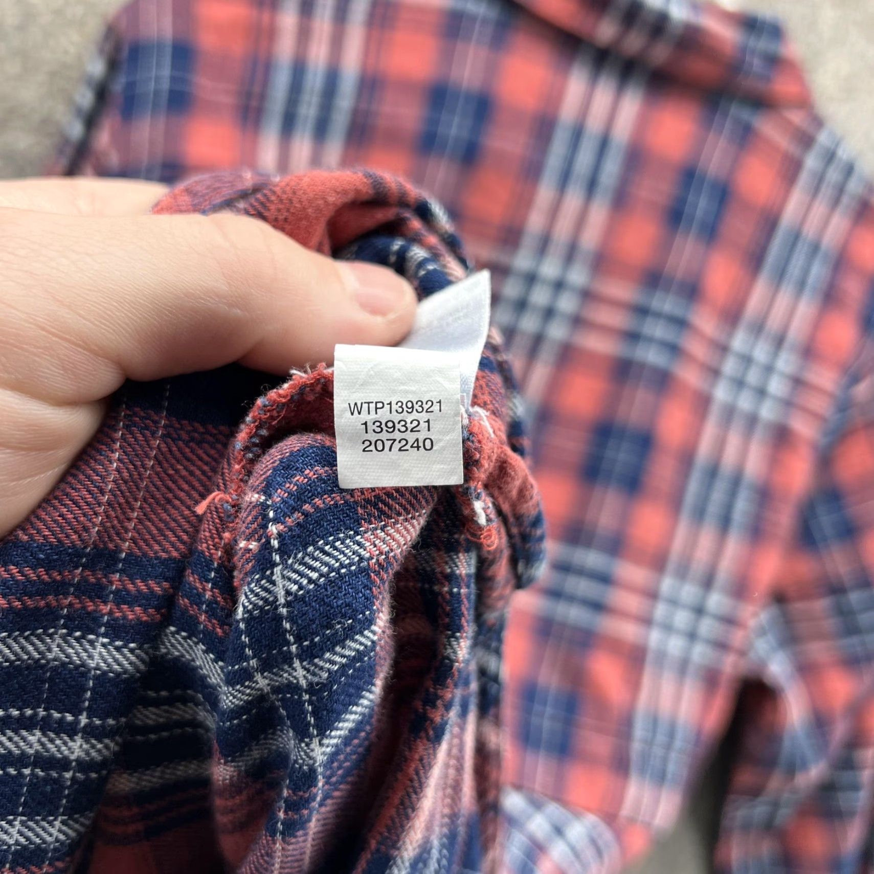 J. Jill J. Jill Shirt Womens Medium Red Plaid Button-Up Tunic Flannel Long Sleeve Red/Blue White Plaid Shirt Womens Medium Mens Women’s Tunic Size M / US 6-8 / IT 42-44 - 3 Thumbnail