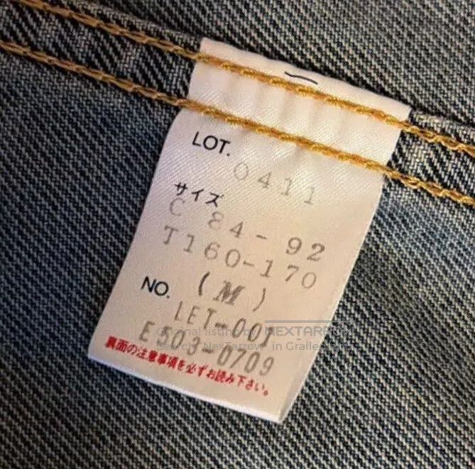 VINNY's Vintage 90s Lee Denim Jacket. Size US M / EU 48-50 / 2 - 4 Thumbnail