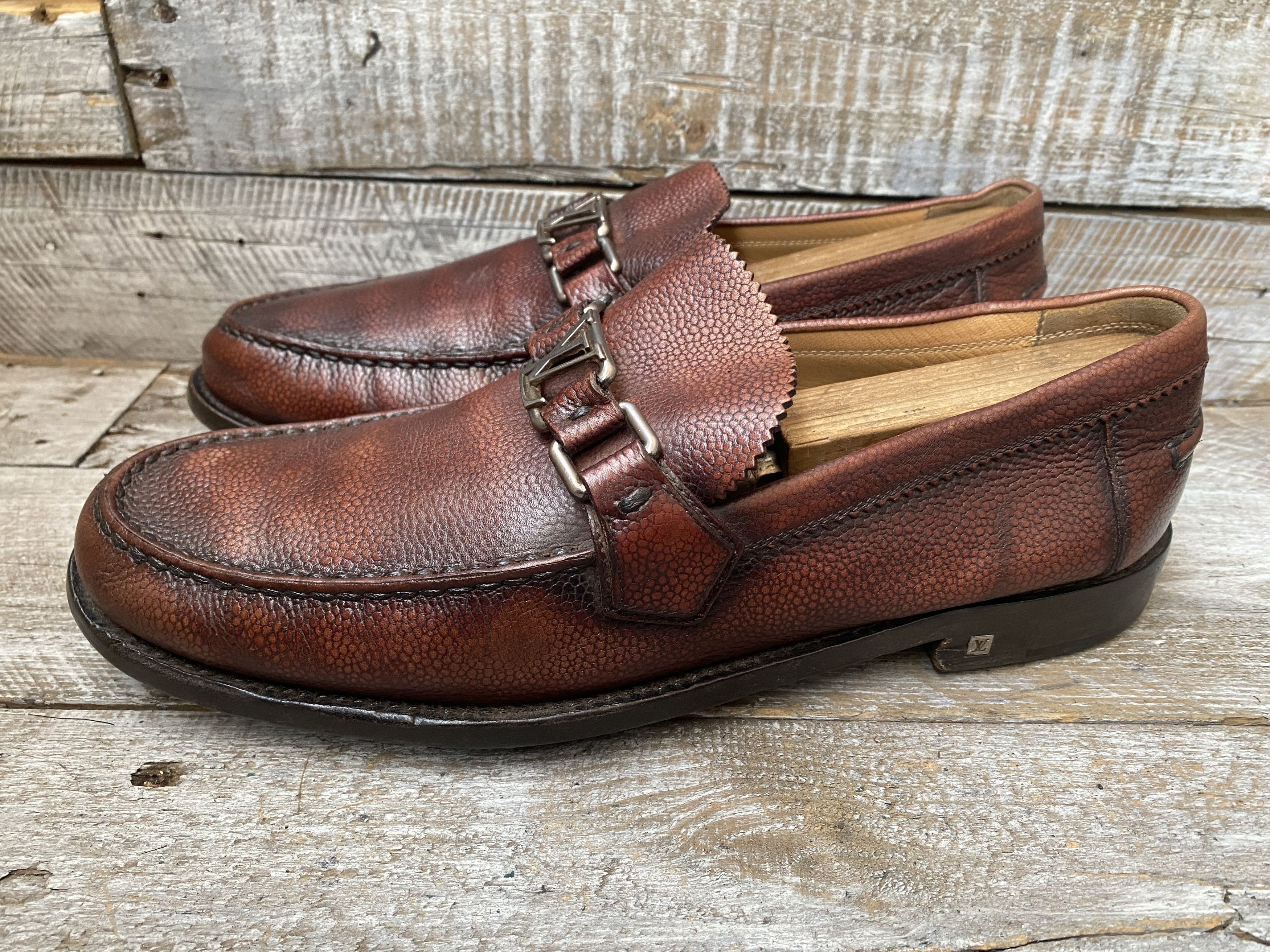 Louis Vuitton Louis vuitton major pebble grain loafer uk 8.5 Size US 9.5 / EU 42-43 - 5 Thumbnail
