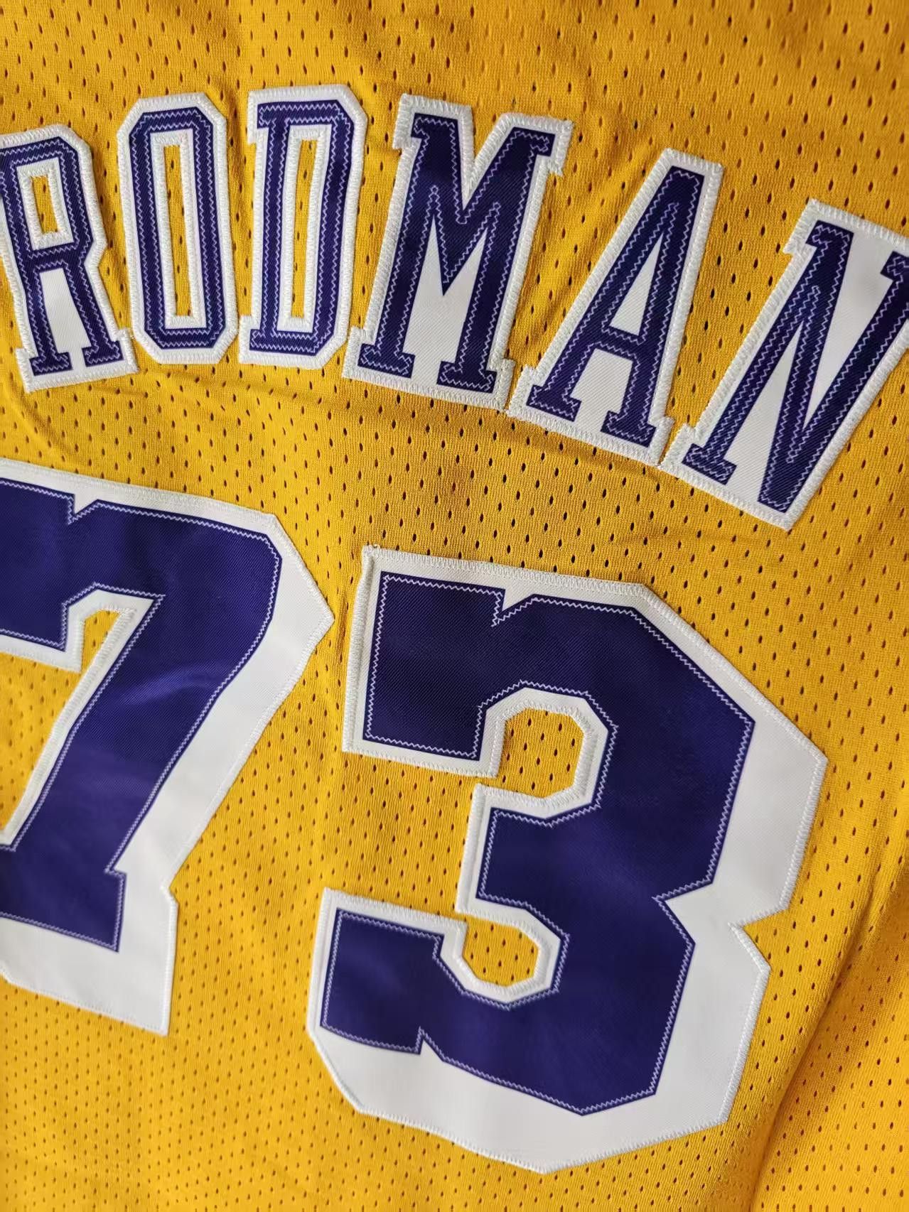 NBA Los Angeles Lakers 73 Dennis Rodman Jersey Stitched Green Size US M / EU 48-50 / 2 - 5 Thumbnail
