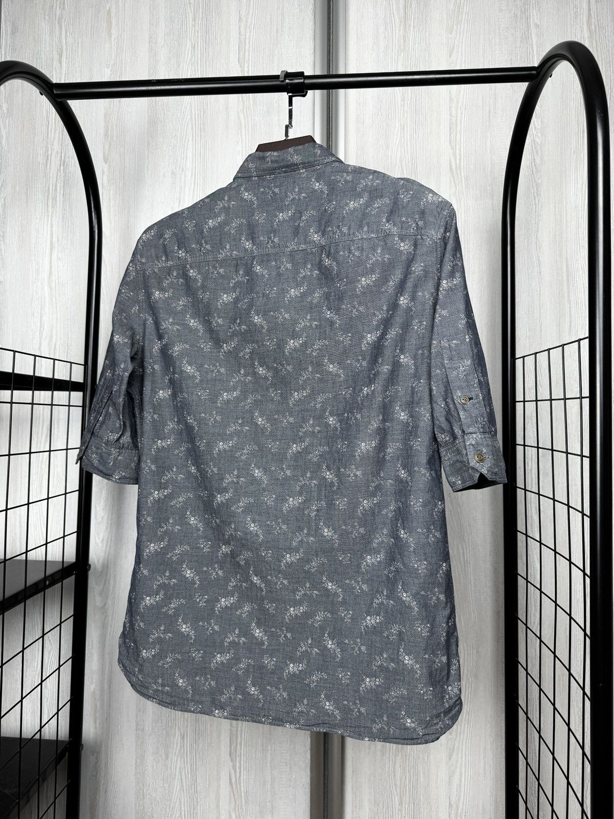 Allsaints AllSaints Shirt Floral Quincy Half Sleeve Button Up Flowers Size US M / EU 48-50 / 2 - 7 Thumbnail