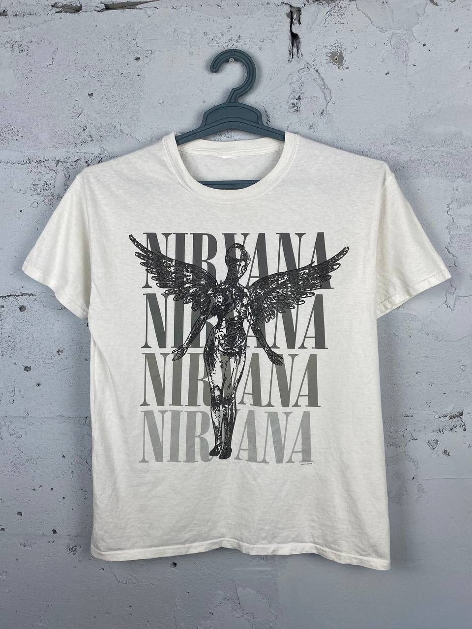 Band Tees × Nirvana Rare T-Shirt Nirvana IN UTERO Print Vintage Style Size US M / EU 48-50 / 2 - 1 Thumbnail