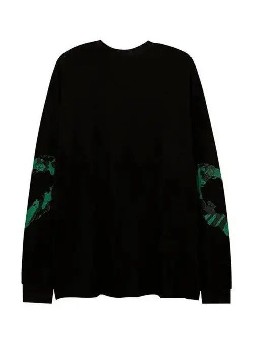 VIBE Grunge Oversize Harajuku Streetwear Hippie O-neck Black Size US S / EU 44-46 / 1 - 2 Thumbnail
