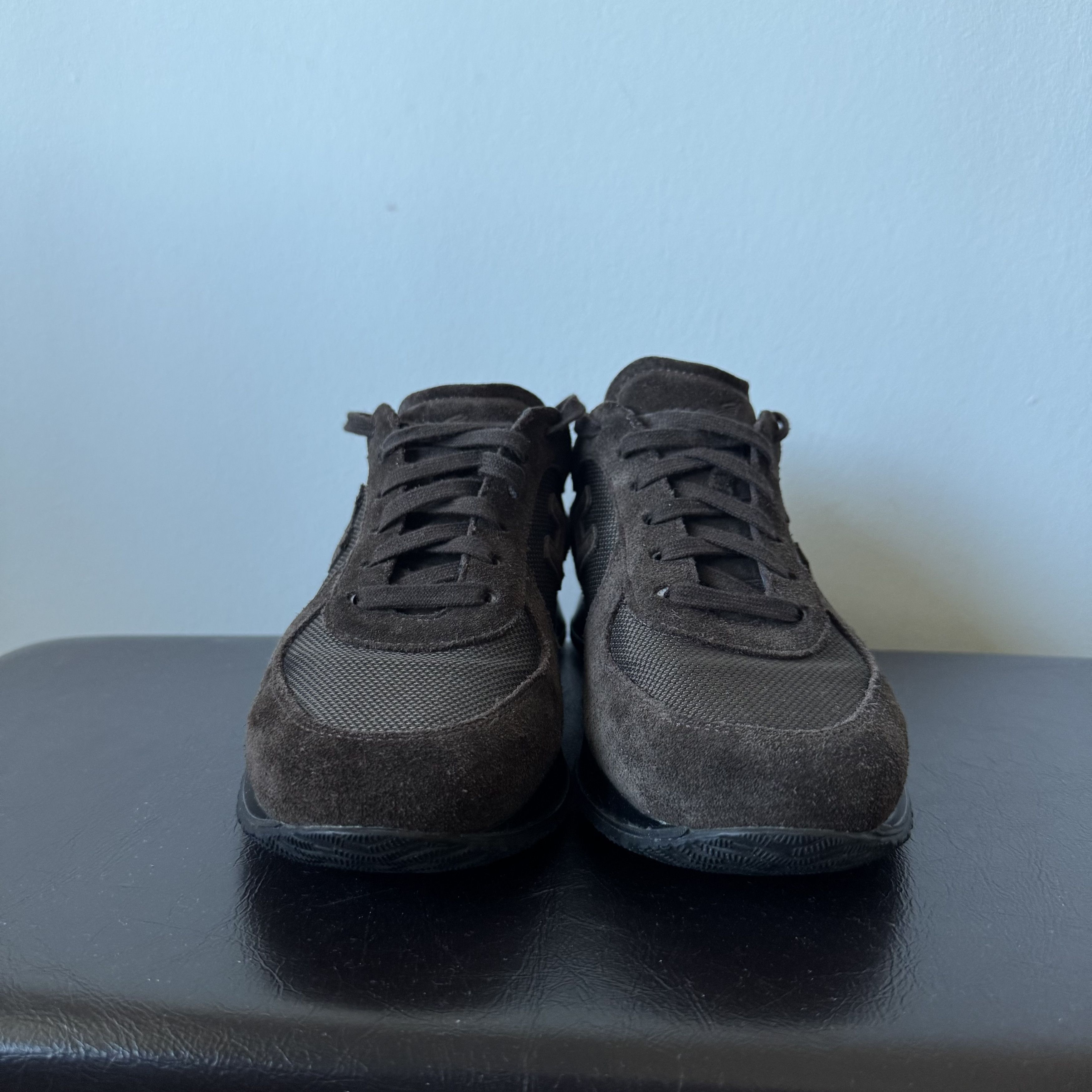 Hogan HOGAN Suede Brown Logo Sneakers Italy Size US 7 / EU 40 - 3 Thumbnail