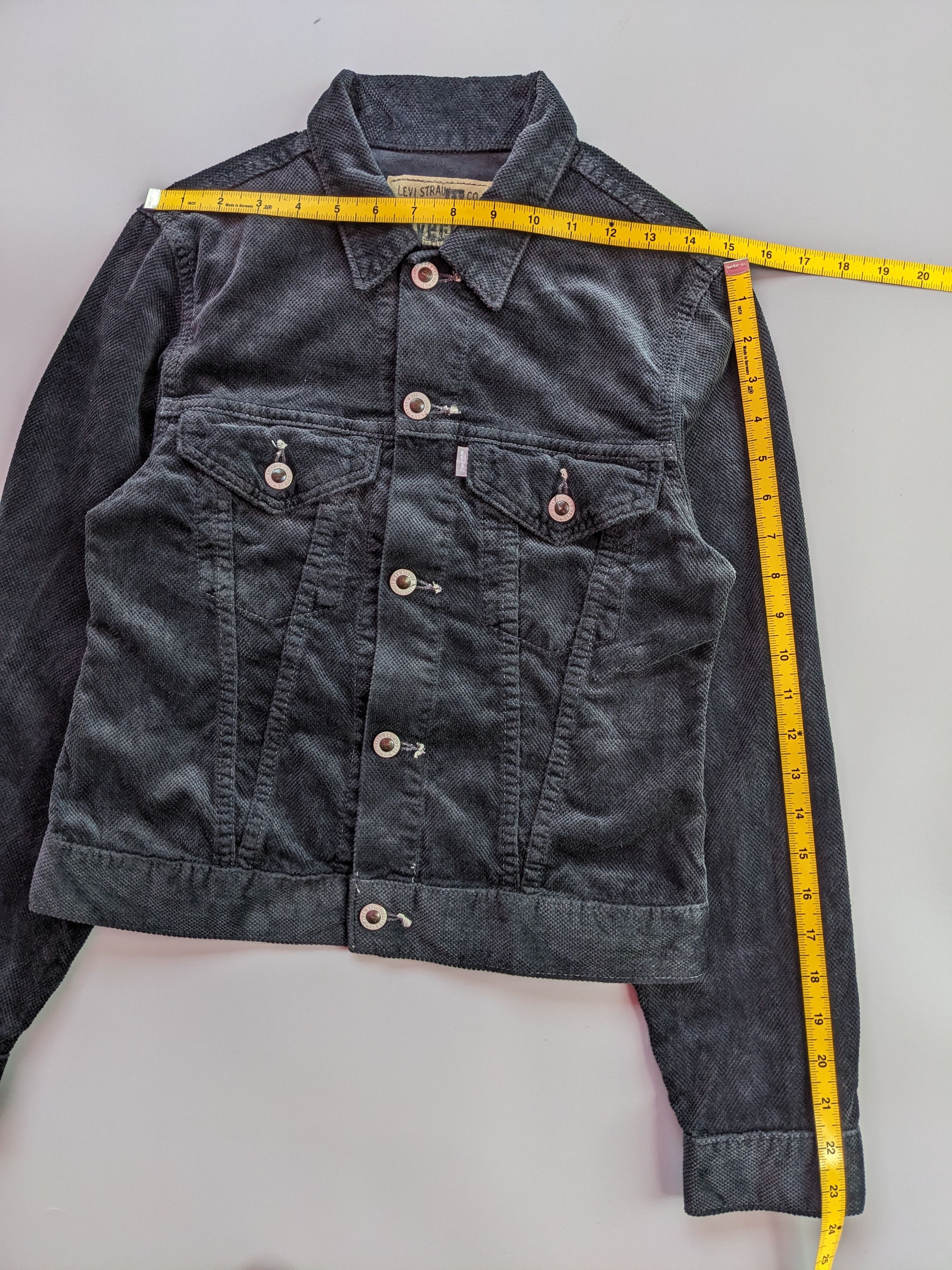 Levi's Vintage 90s Levi's Silvertab corduroy trucker jacket Size S / US 4 / IT 40 - 9 Thumbnail