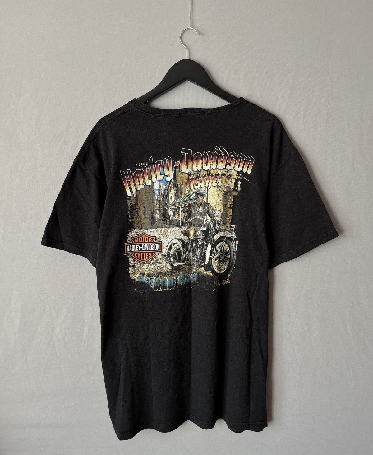 Harley Davidson 2014 Harley Davidson USA Big Print T-shirt Size US XL / EU 56 / 4 - 2 Thumbnail