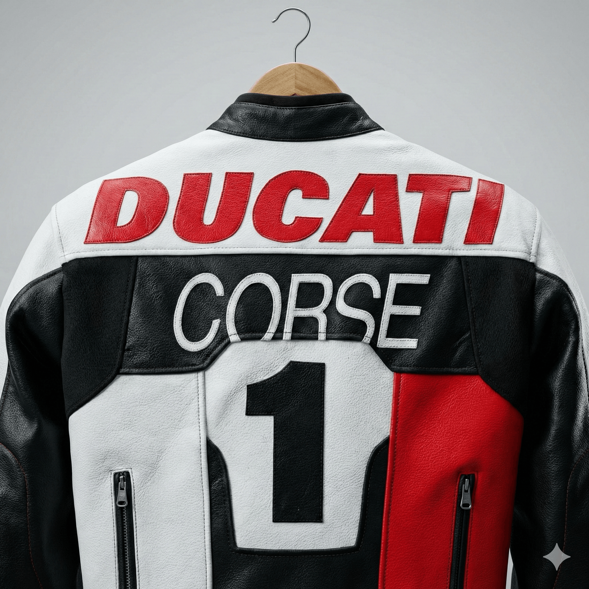 Ducati Ducati Corse Perforated Leather Racing Jacket Moto Armored Size US M / EU 48-50 / 2 - 5 Thumbnail