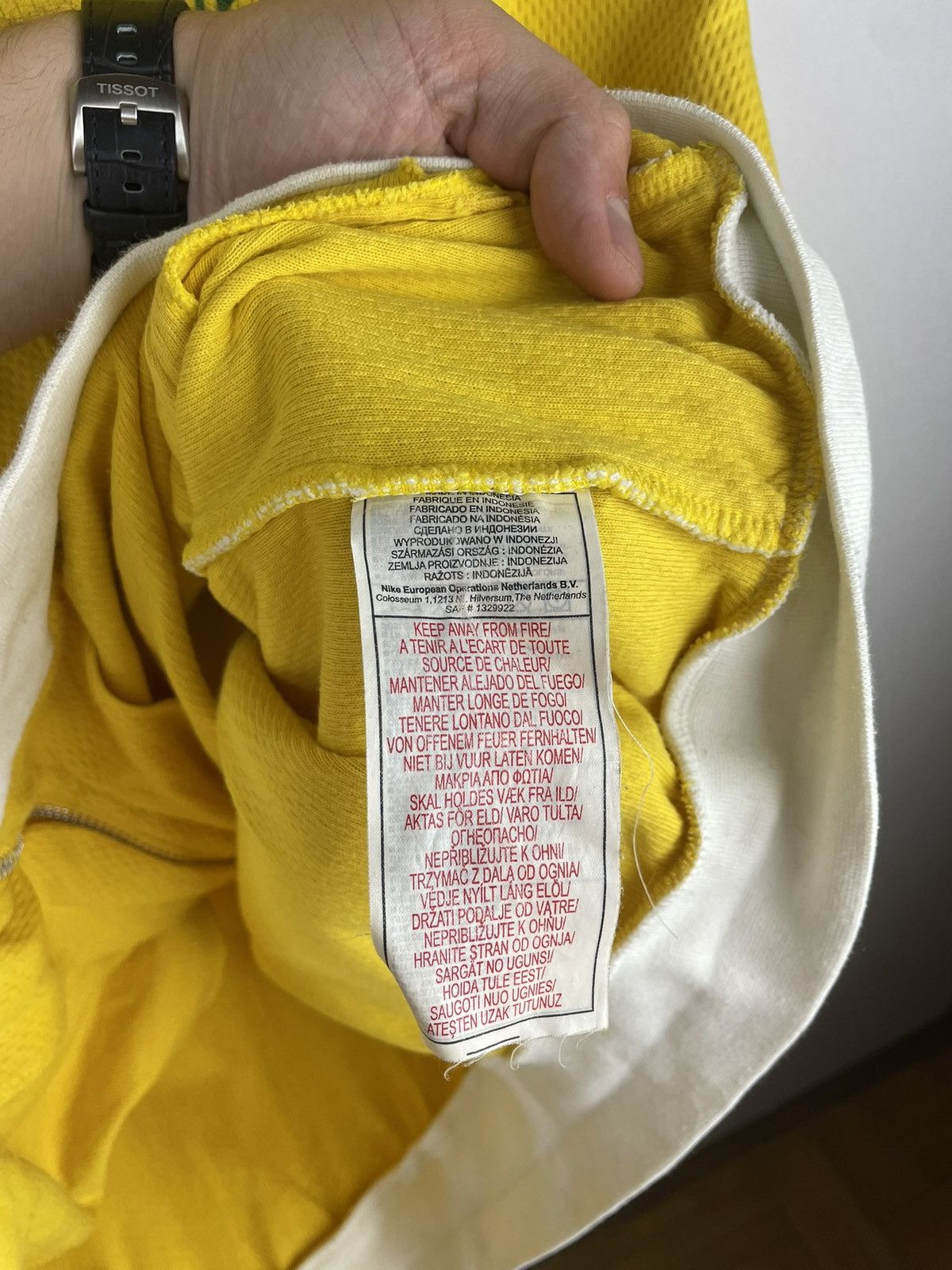 Nike × Vintage Nike Brazil Vintage Zip Sweatshirt Hoodie Yellow Size XXL Size US XXL / EU 58 / 5 - 7 Thumbnail