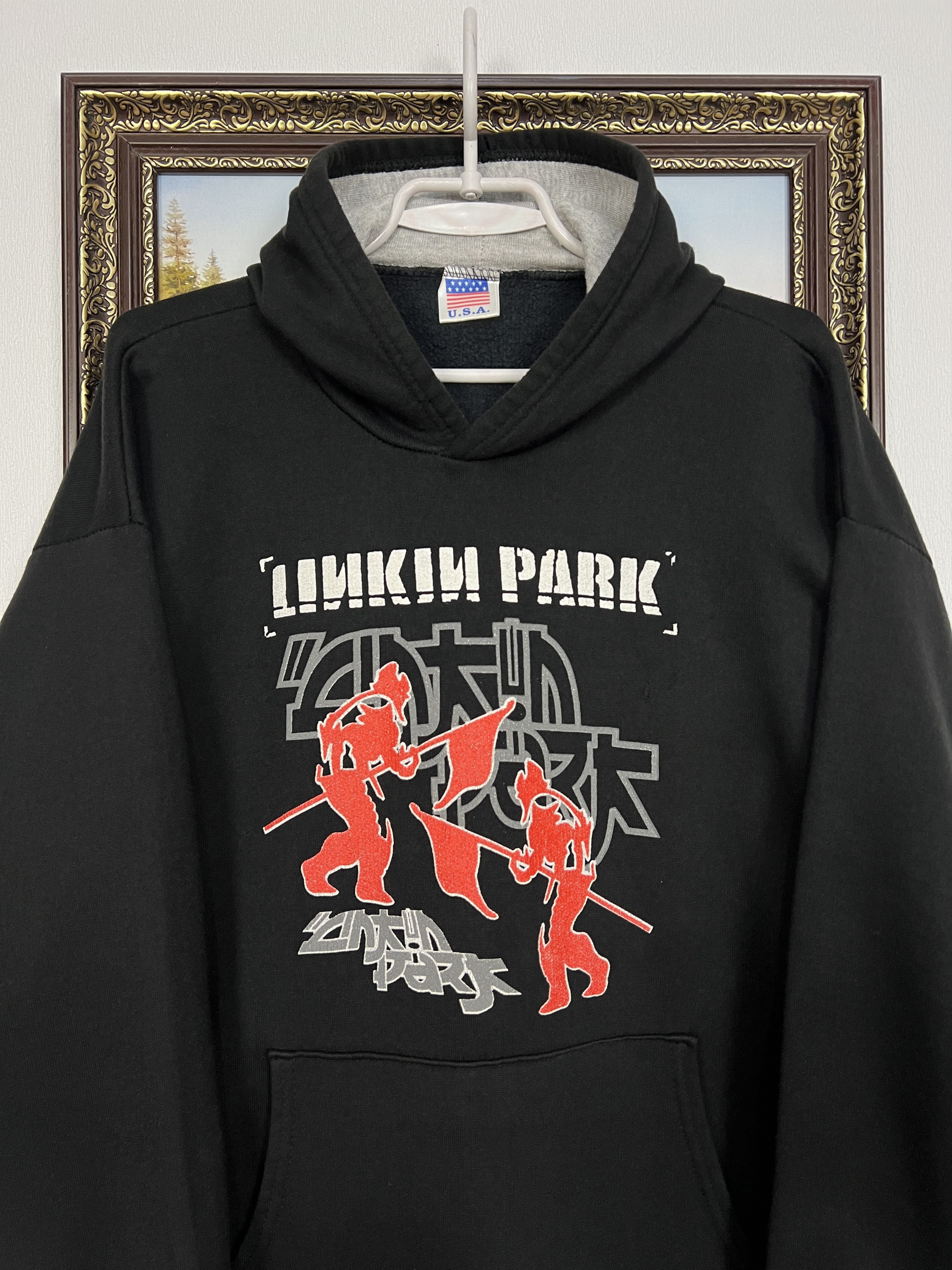 Vintage Vintage Linkin Park Hoodie Hybrid Theory Over Print Jacket Size US S / EU 44-46 / 1 - 2 Thumbnail
