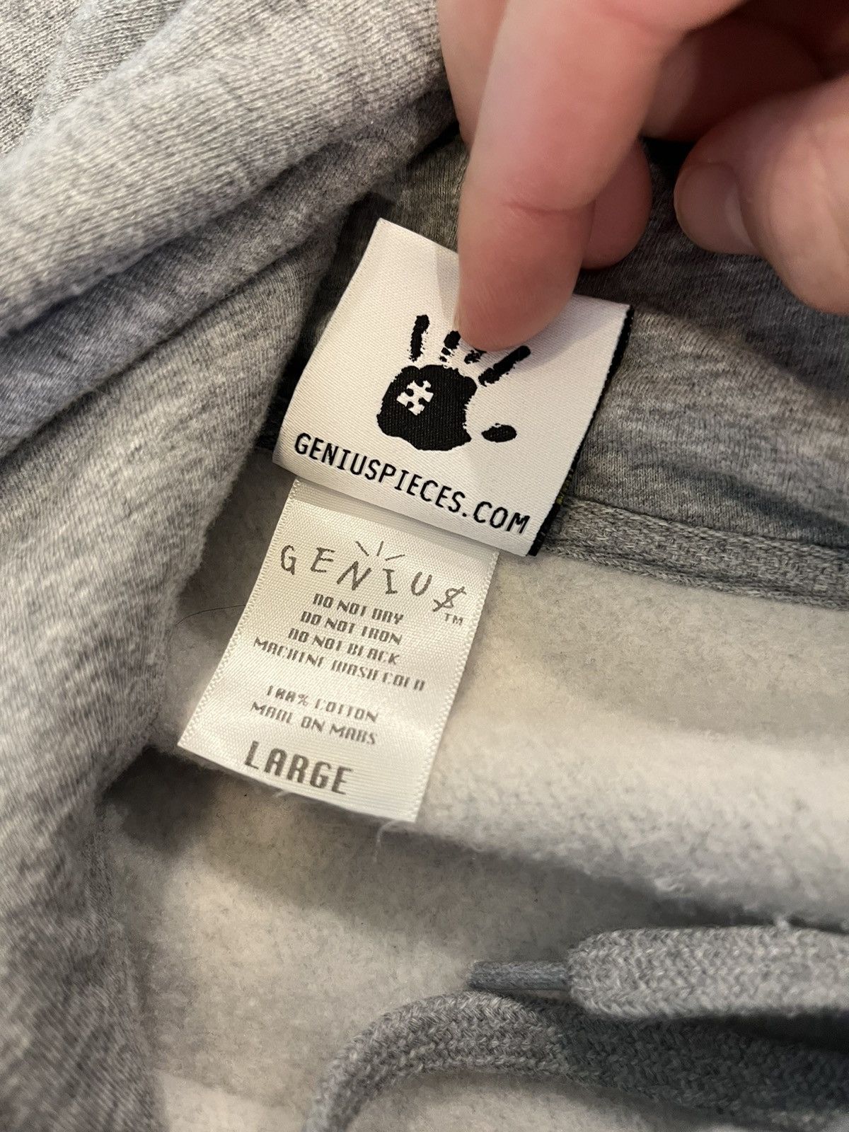 Genius Pieces Genius Pieces Phone Home Embroidered Logo Hoodie Size US L / EU 52-54 / 3 - 4 Thumbnail