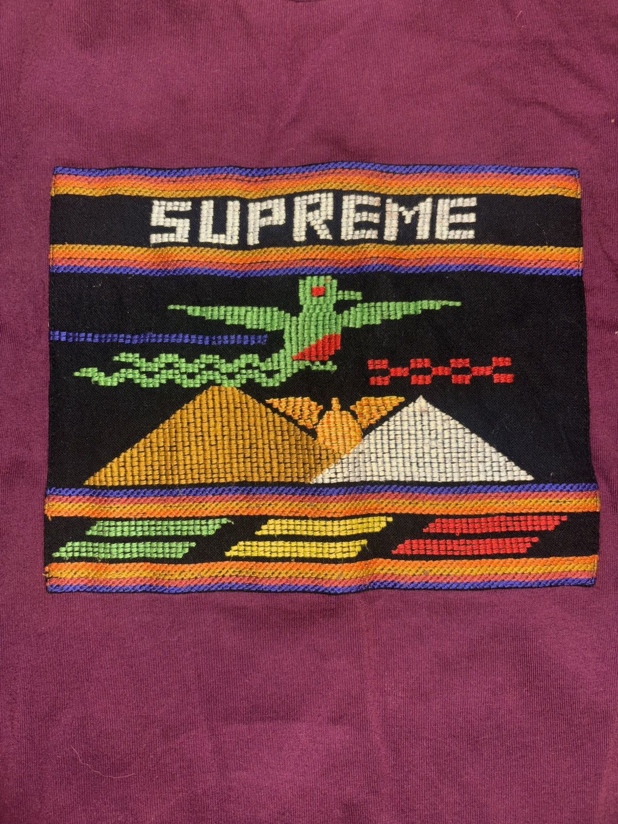 Supreme Supreme Needle Point L/S Tee Size US L / EU 52-54 / 3 - 2 Thumbnail
