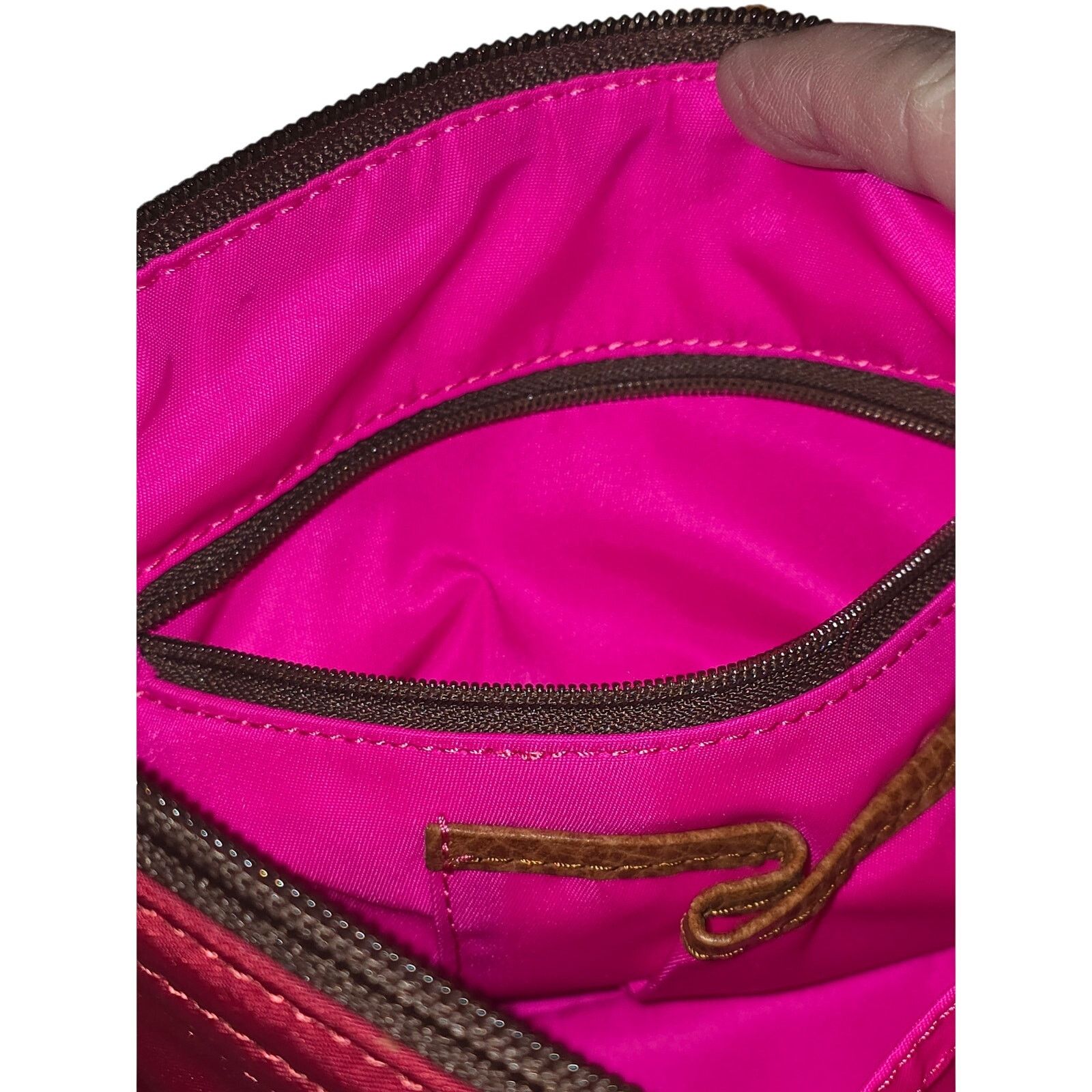 Dooney & Bourke Dooney & Bourke Pink Nylon Shoulder Bag Duck Logo Size ONE SIZE - 10 Thumbnail