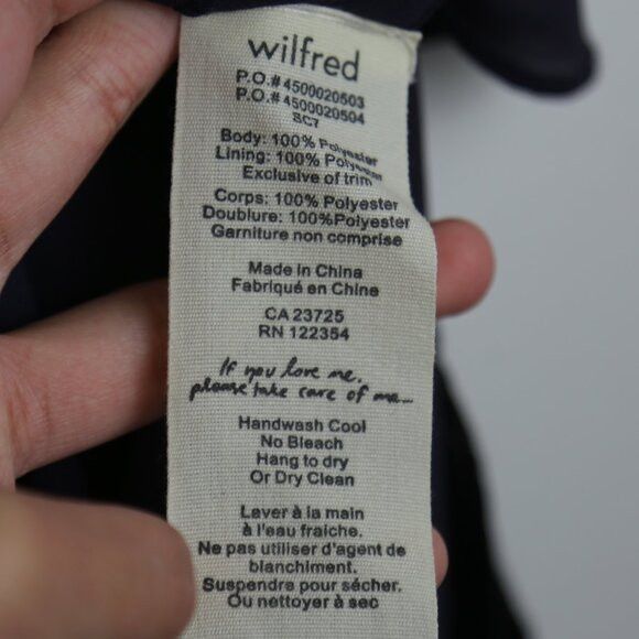Aritzia NWOT Aritzia Wilfred Sabine Dress Faux-Wrap Mini dress Size S / US 4 / IT 40 - 5 Thumbnail