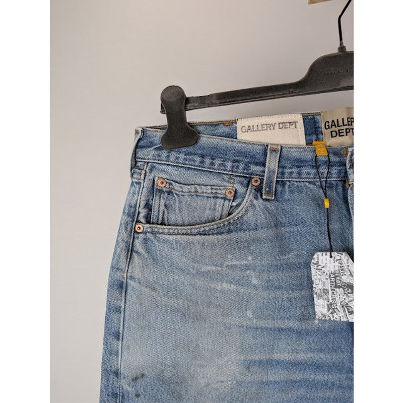 Gallery Dept. o1rshd1 Levi's 501 Reconstructed Denim Jeans in Indigo Blue Size US 35 - 6 Thumbnail