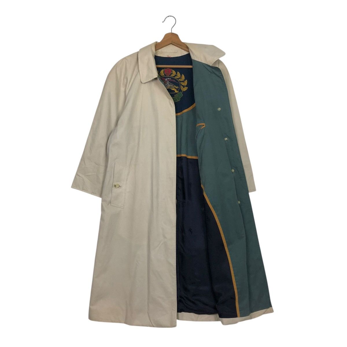Burberry 🔥VINTAGE LONG TRENCH COATS JACKET BURBERRYS MADE IN ENGLAND Size US M / EU 48-50 / 2 - 12 Thumbnail