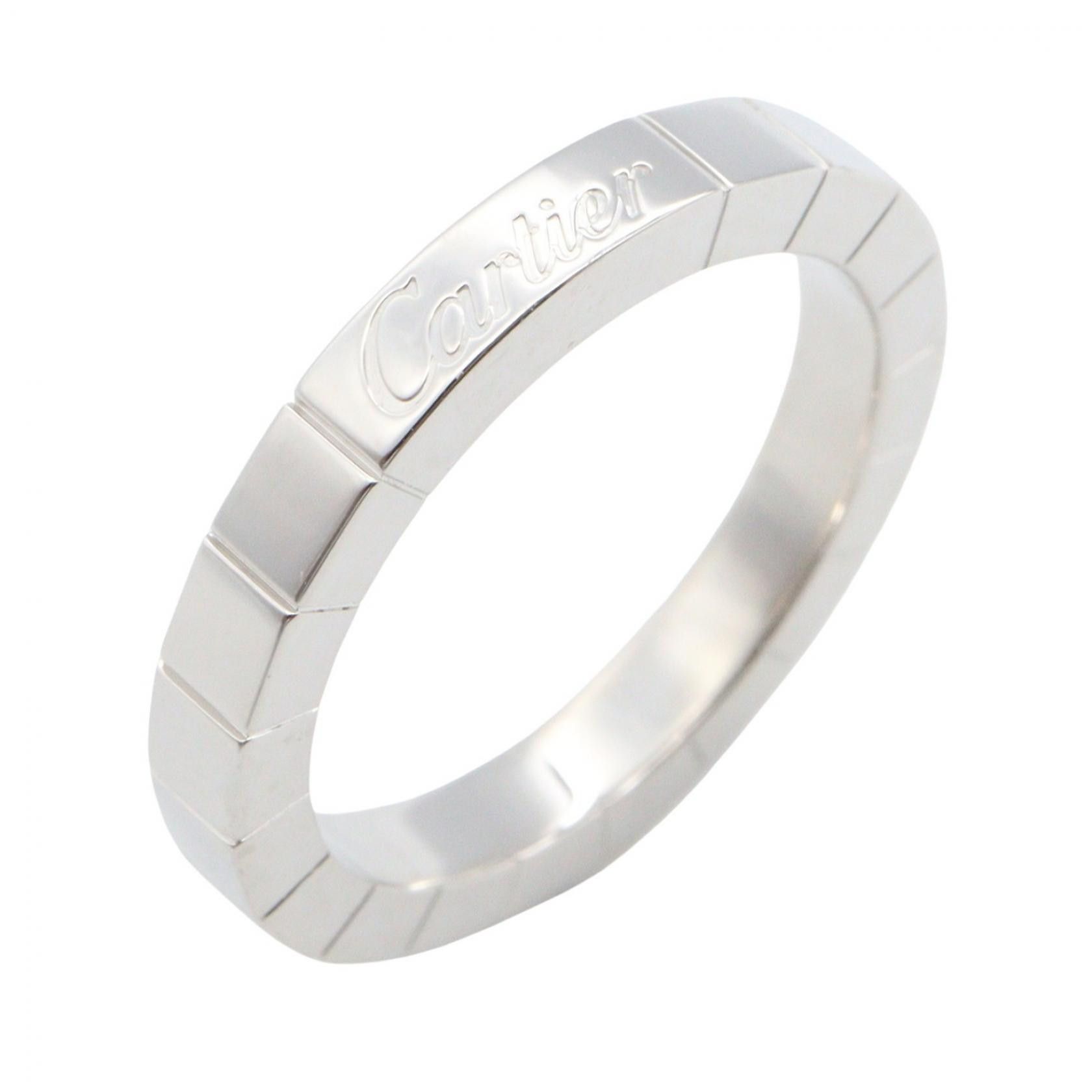 Cartier Cartier Cartier Lanieres Au750 White Gold Ring Size 9 Precious Metal Ring DUTY FREE for USA Size ONE SIZE - 1 Thumbnail