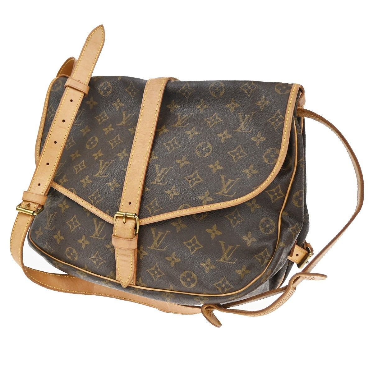 Louis Vuitton Louis Vuitton Saumur Handbag Monogram Canvas Size ONE SIZE - 1 Thumbnail
