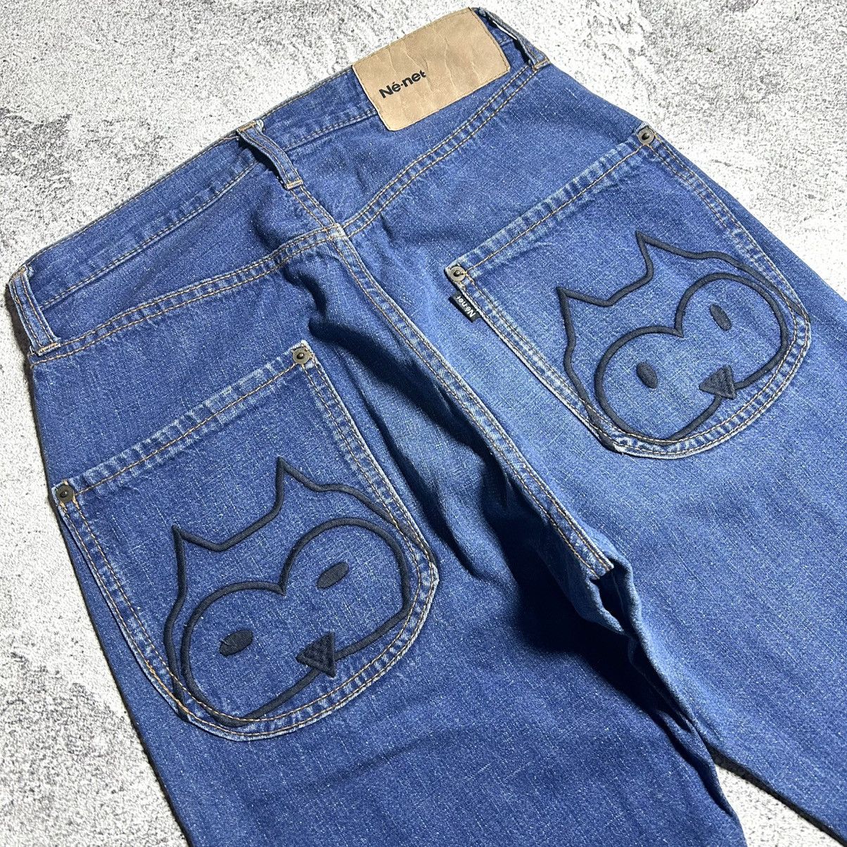 Issey Miyake Vintage 90s Denim Net-net Big Pocket Size US 28 / EU 44 - 13 Thumbnail