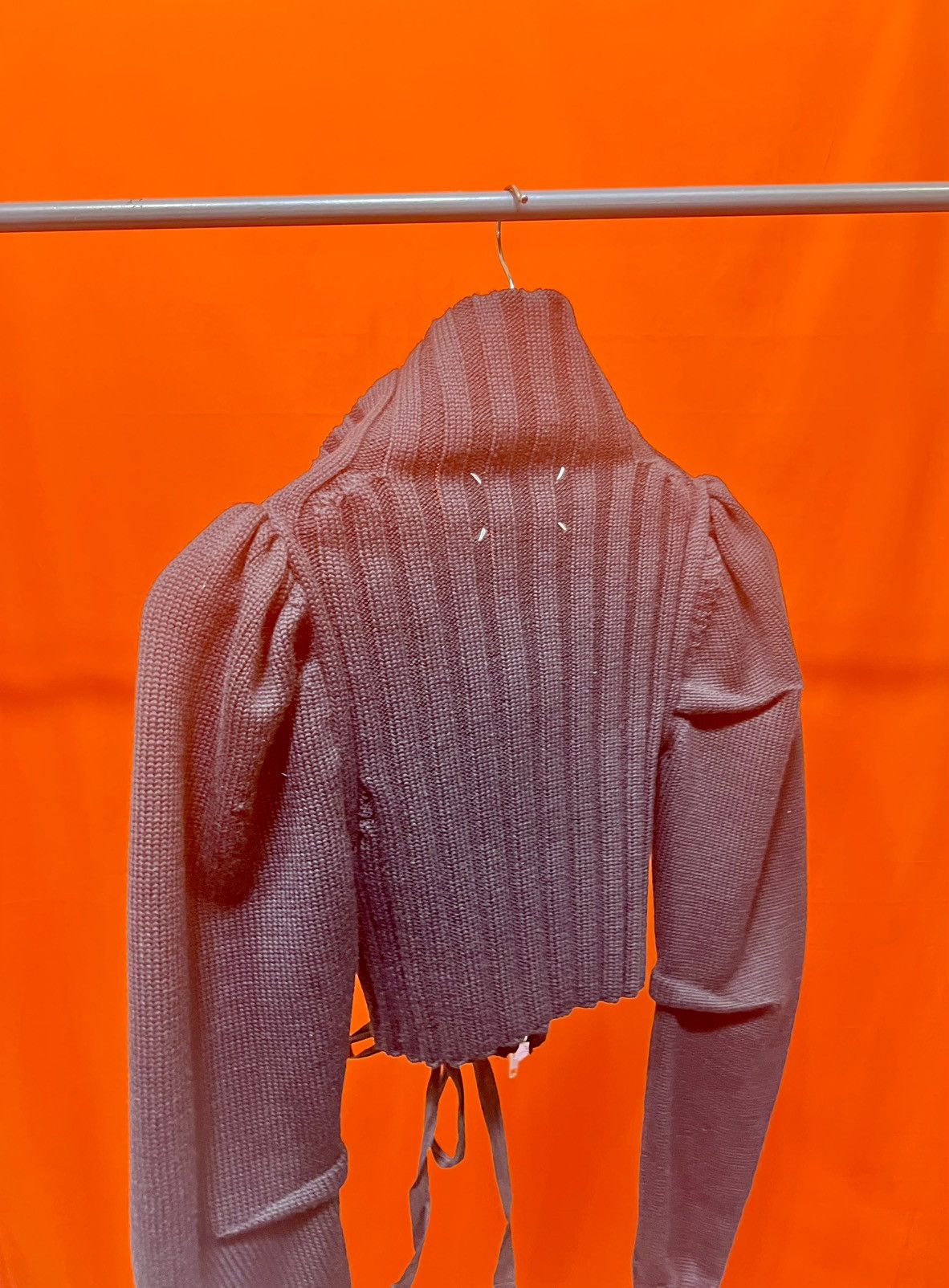 Maison Margiela MARGIELA ARCHIVES A/H1990-91 heavy knit bomber Size S / US 4 / IT 40 - 5 Thumbnail