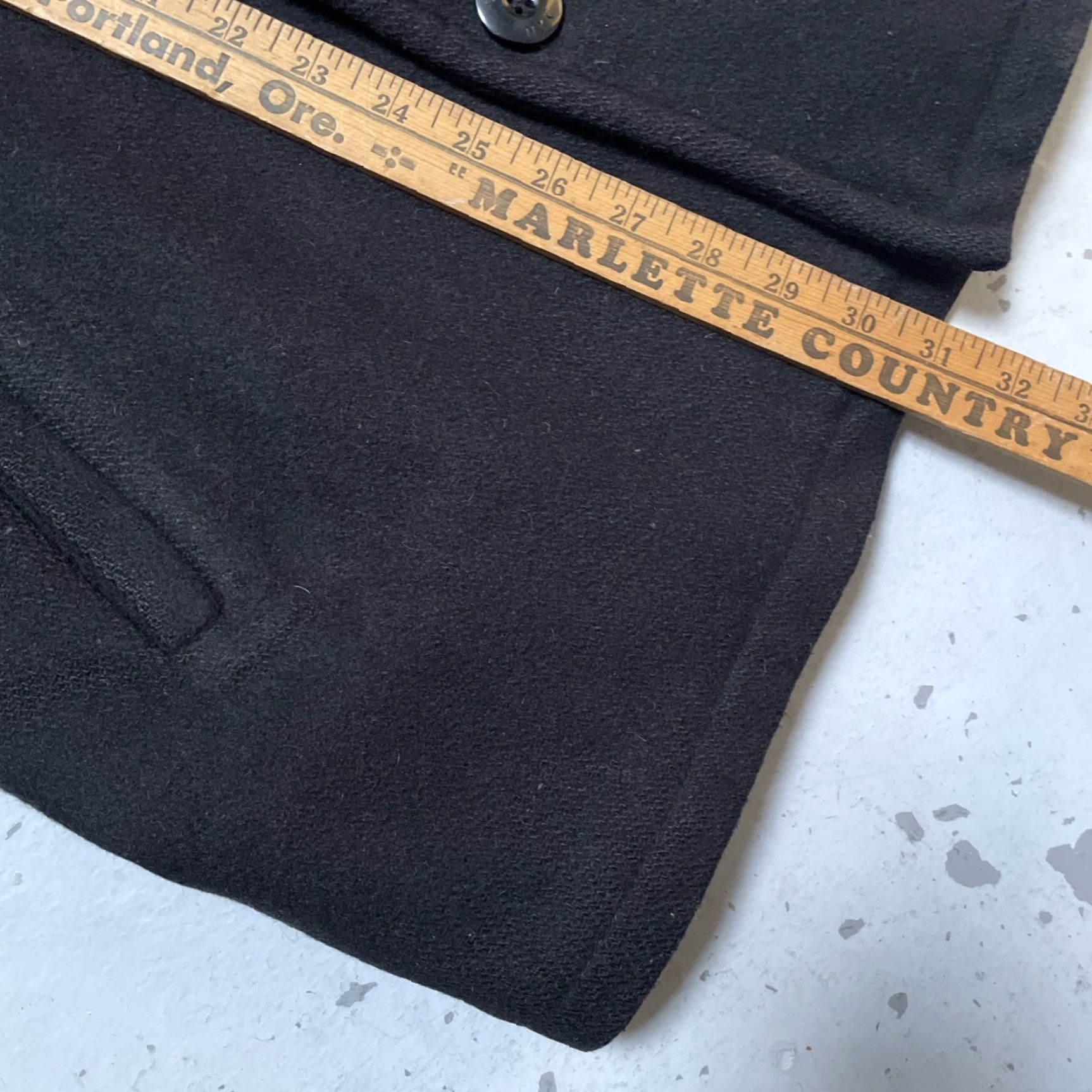Schott Schott Wool Car Club Long Coat Workwear Quilted Vintage Lined Made Canada M Black Unisex Adults Regular Size M Jacket/Coat Long Women/Mens? Size US M / EU 48-50 / 2 - 7 Thumbnail