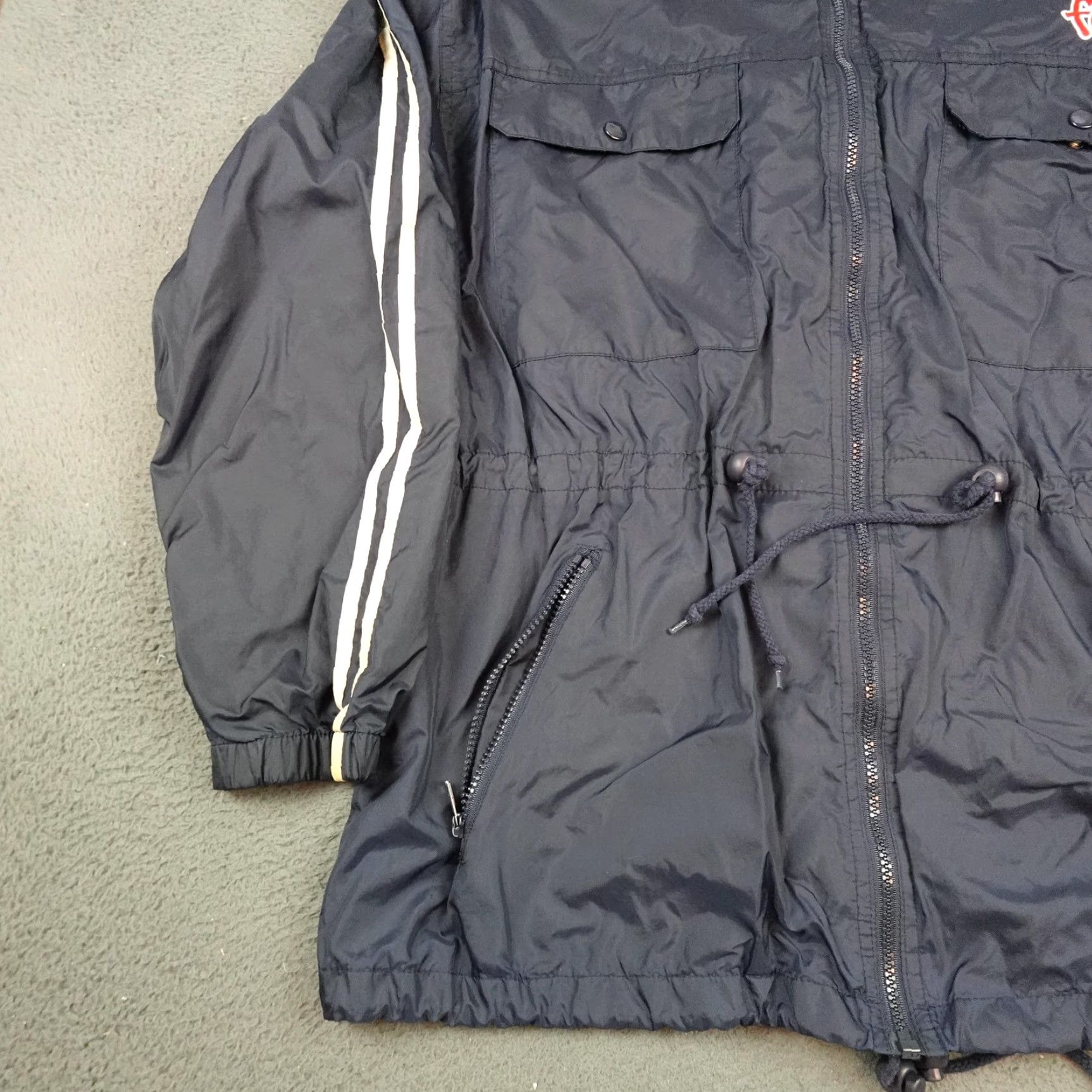 Fubu VINTAGE FUBU Jacket Mens L Blue Windbreaker 90s Streetwear FB Logo Zip Front Pockets Embroidered Size US L / EU 52-54 / 3 - 3 Thumbnail