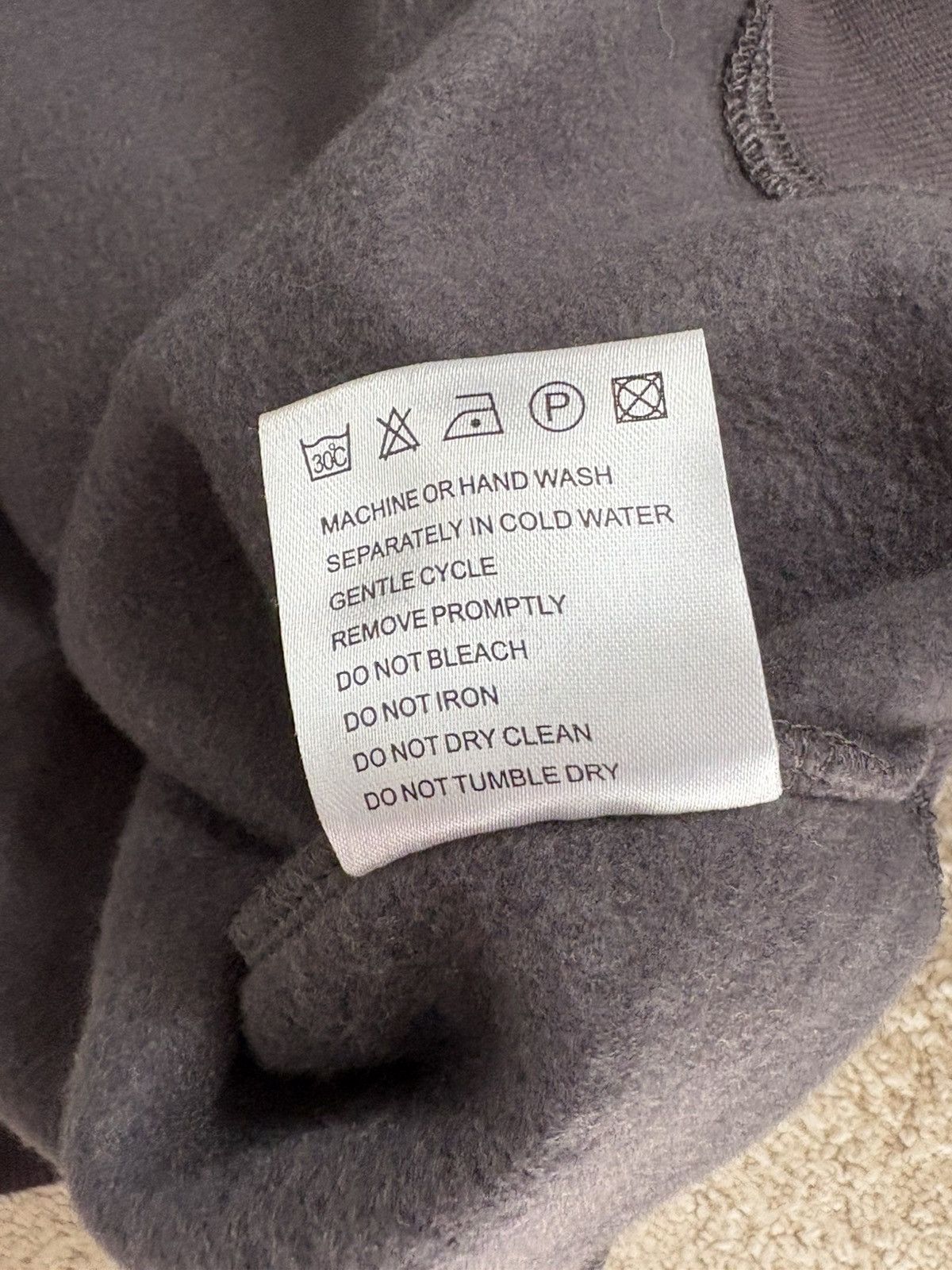 HUNI Design HUNI grey hoodie Size US L / EU 52-54 / 3 - 8 Thumbnail