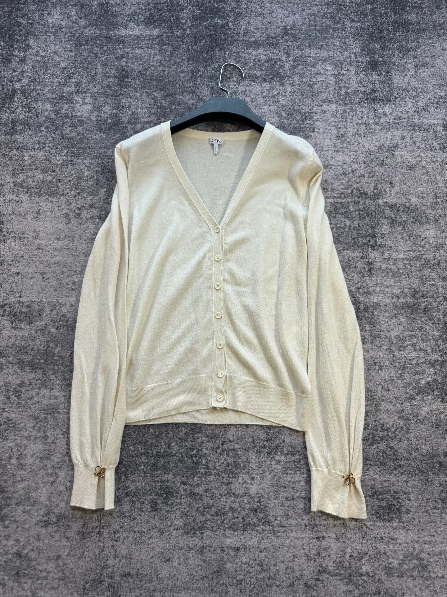Loewe Loewe Cufflink Cashmere Cardigan Size S / US 4 / IT 40 - 1 Thumbnail