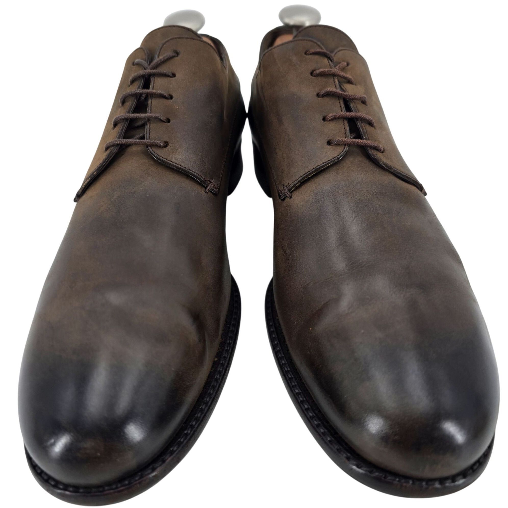 Bally Bally Switzerland Burnished Brown Leather Dress Shoes Men 12 Size US 12 / EU 45 - 9 Thumbnail