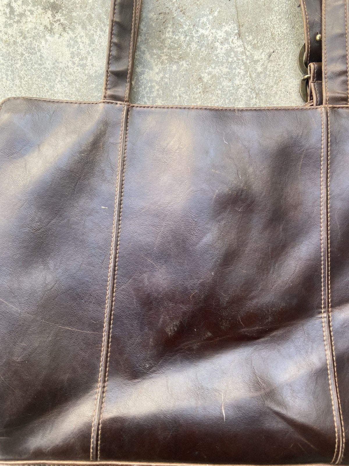 Genuine Leather × Vintage Vintage genuine leather shoulder bag Size ONE SIZE - 5 Thumbnail