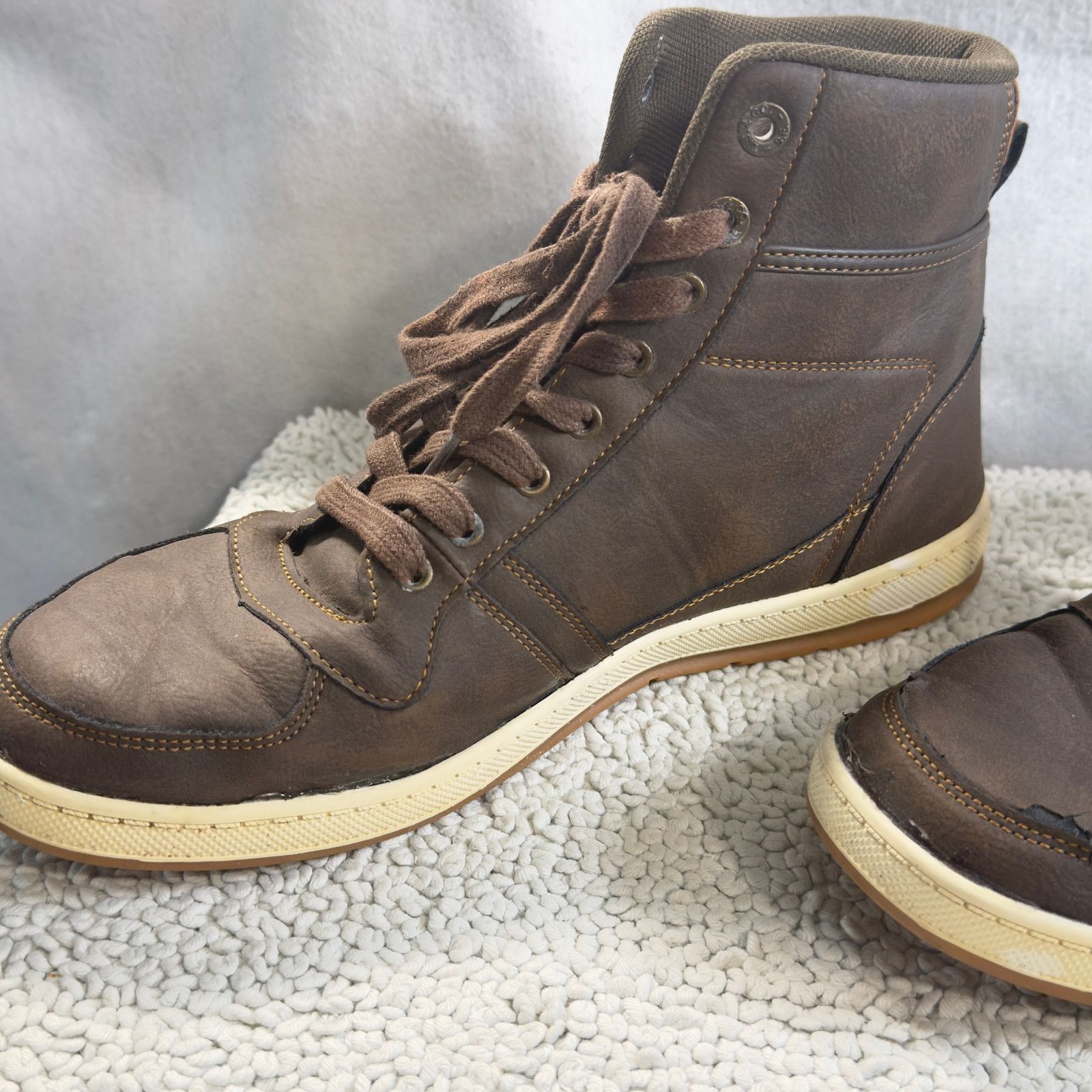 Levi's Levis Mens High-Top Sneakers Brown Size 11 Casual Streetwear Size US 11 / EU 44 - 8 Thumbnail