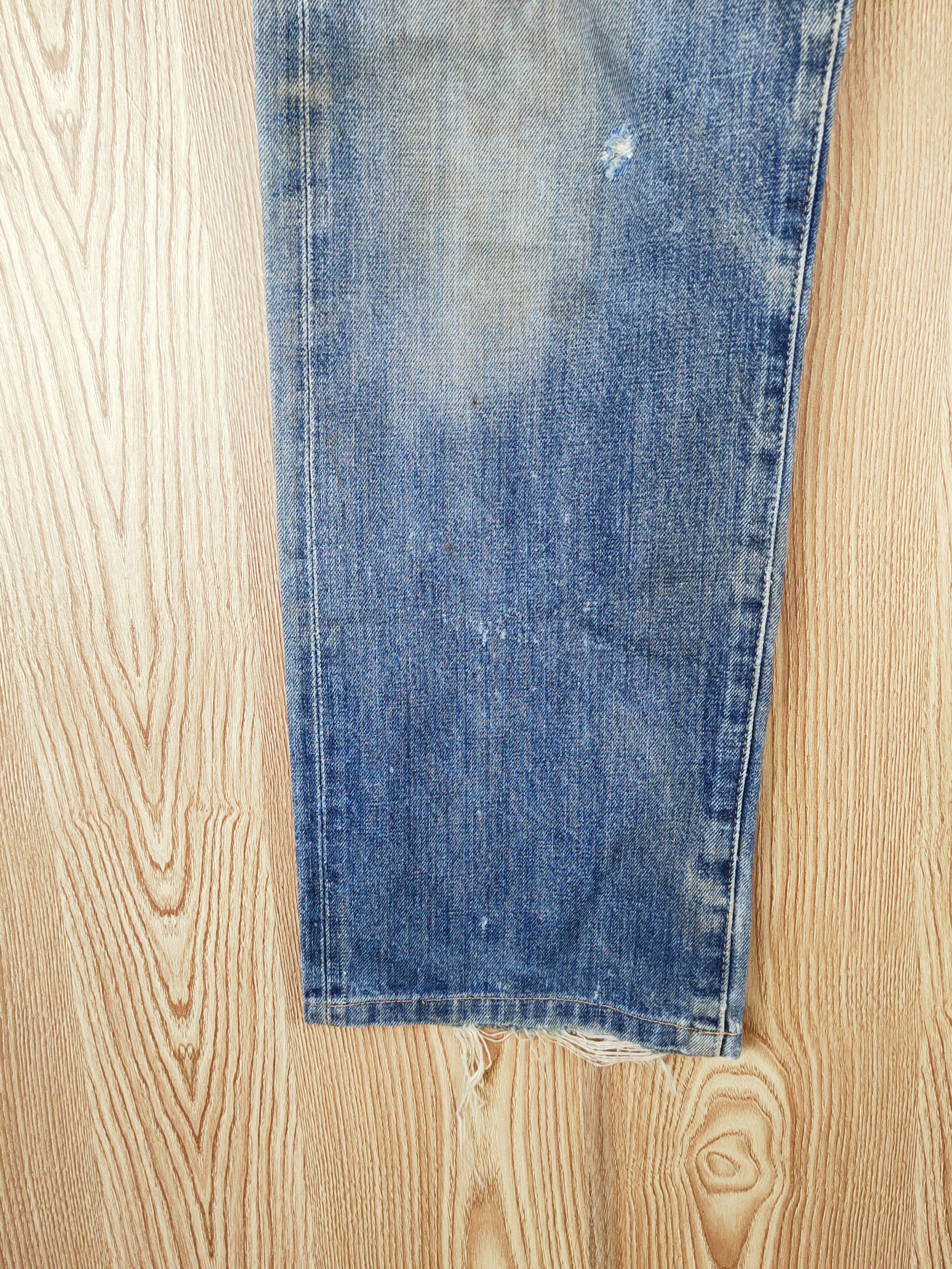 Levi's Levi's Big E light wash Faded Distressed grunge denim #W932 Size US 31 - 4 Thumbnail