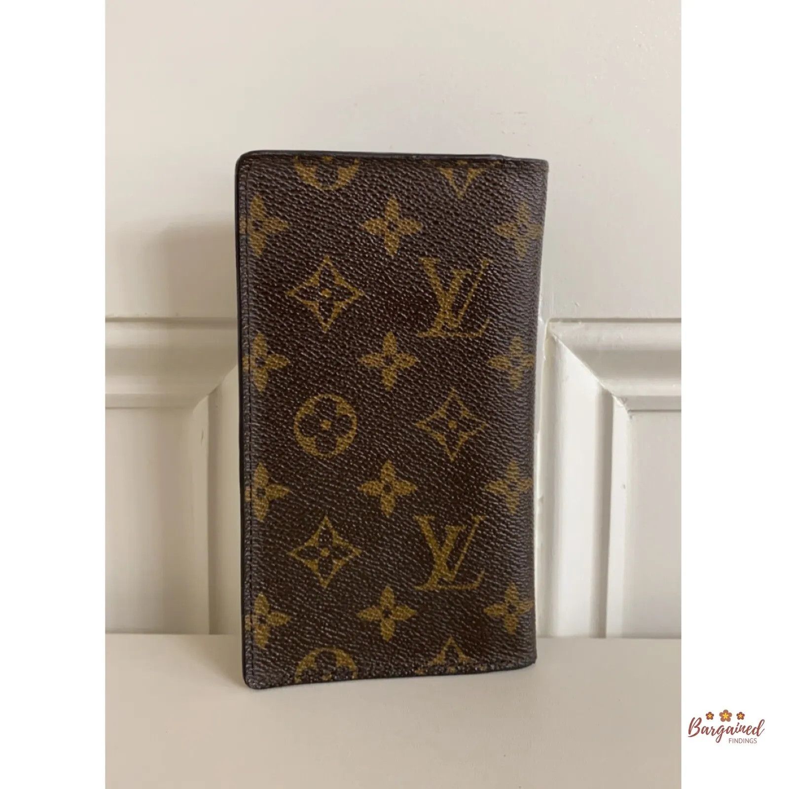 Louis Vuitton LOUIS VUITTON Monogram Canvas Checkbook Holder Case Wallet Size ONE SIZE - 2 Thumbnail