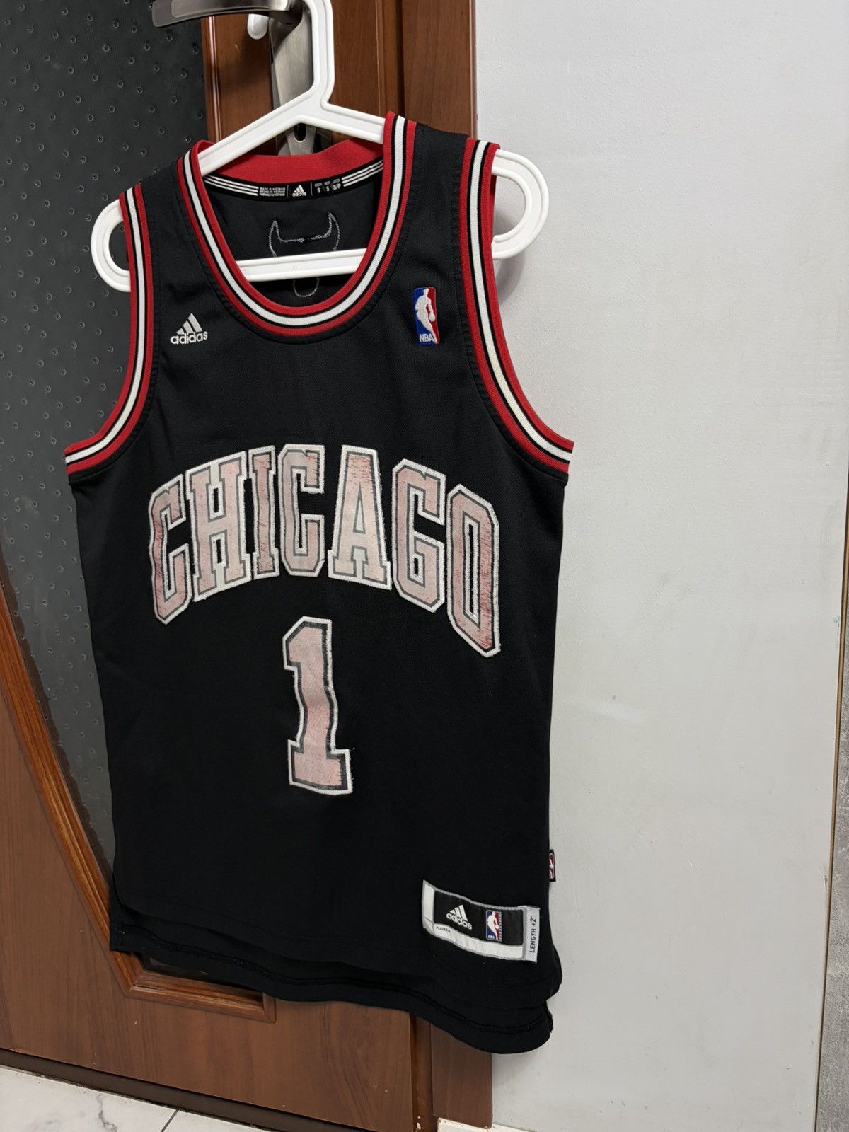 Adidas Adidas Chicago Bulls Jersey Baseball Rose #1 Streetwear Mens Size US S / EU 44-46 / 1 - 2 Thumbnail