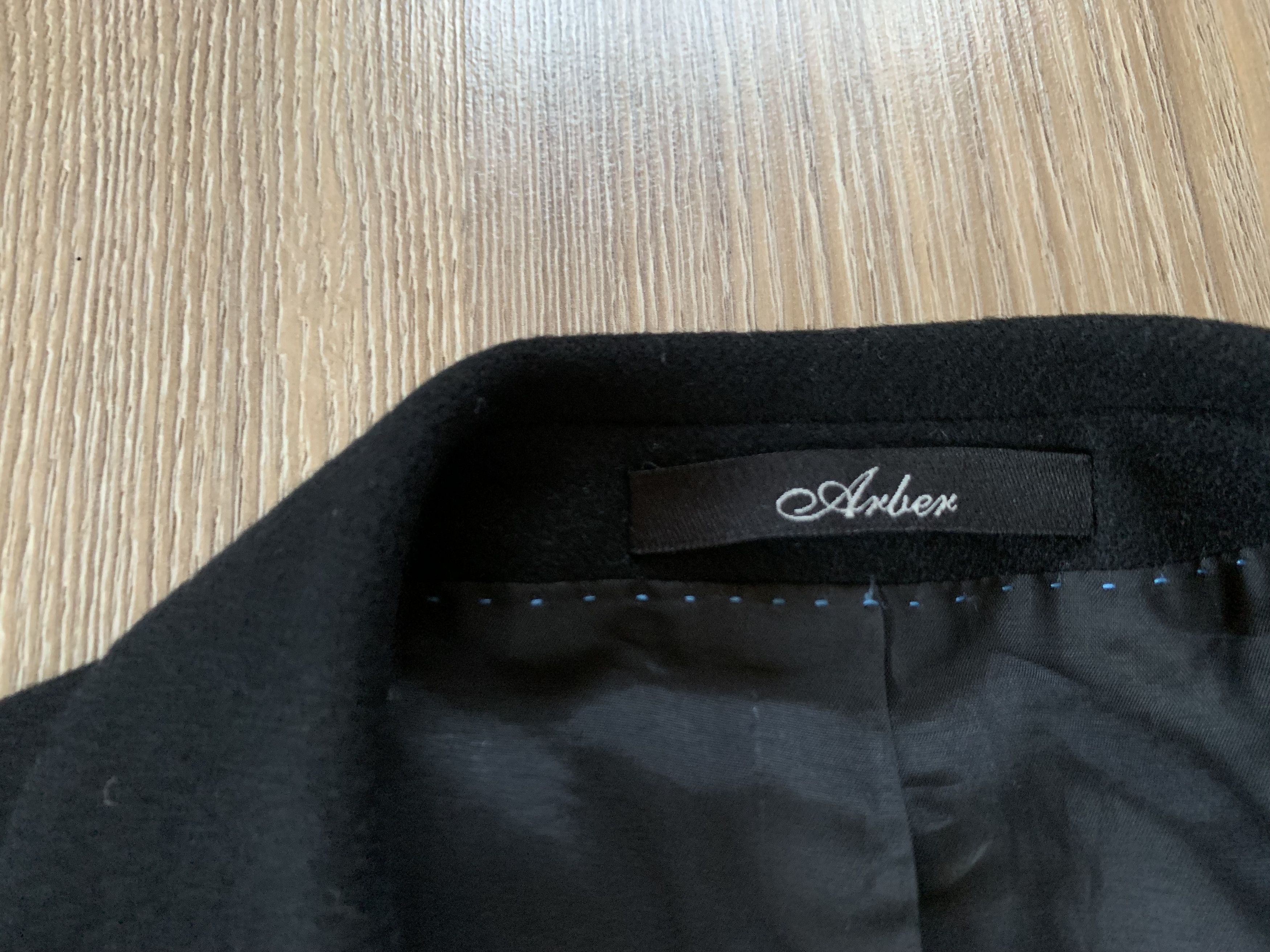 Designer × Vintage Arber Long Wool Black Coat Size US M / EU 48-50 / 2 - 8 Thumbnail