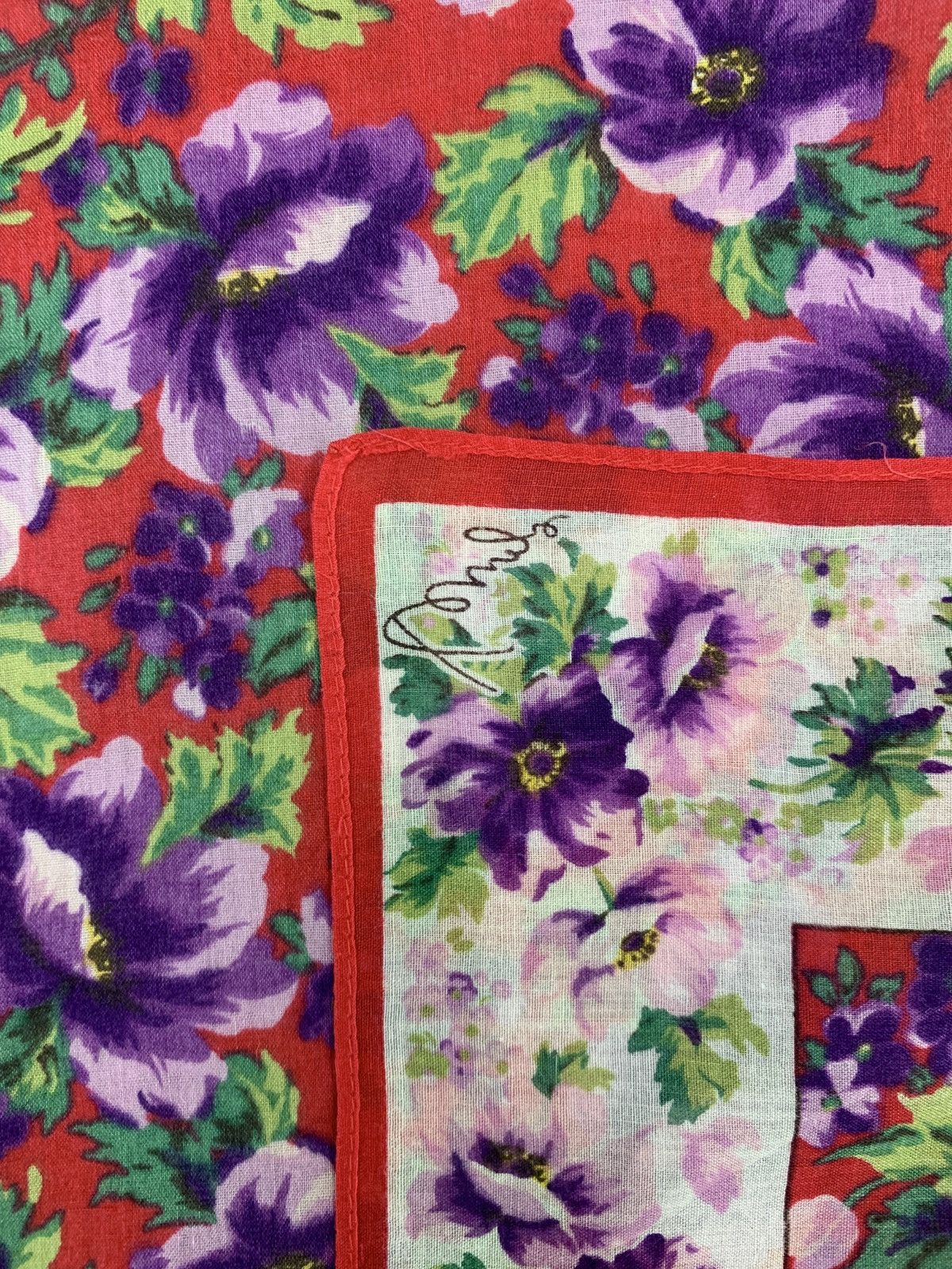 Kenzo × Vintage Vintage Kenzo Handkerchief Scarf Neckerchief - HKA997 Size ONE SIZE - 9 Thumbnail