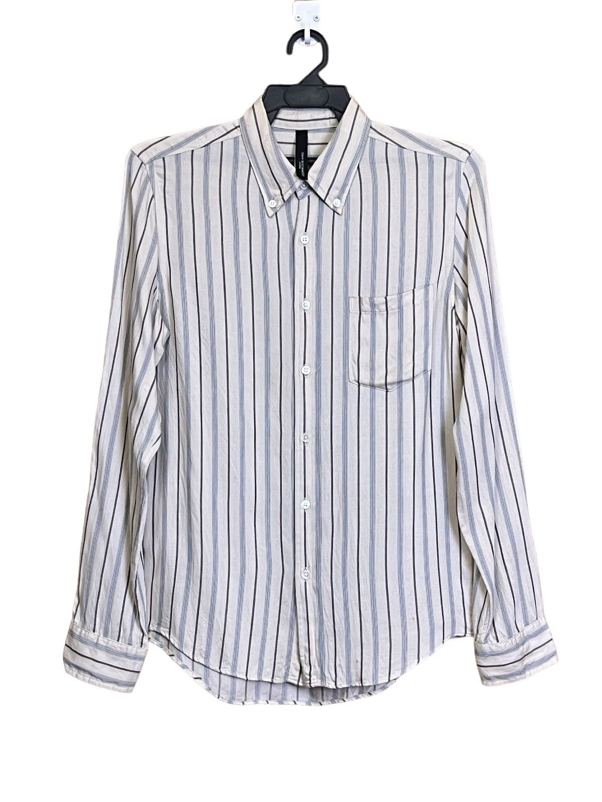 OFFER🔥DAVID MEURSAULT JAPAN RAYON STRIPED BUTTON UPS SHIRT