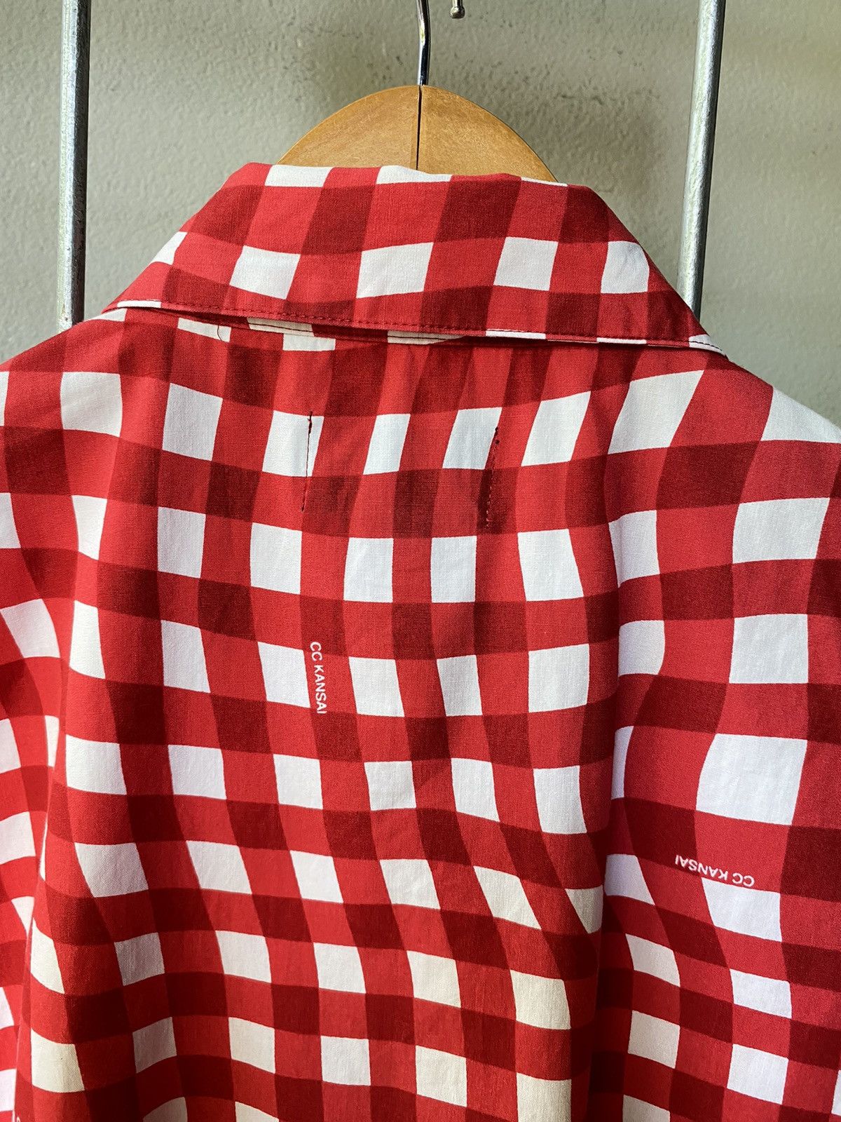 Kansai Yamamoto CC Kansai Yamamoto painted plaid shirt Size S / US 4 / IT 40 - 3 Thumbnail