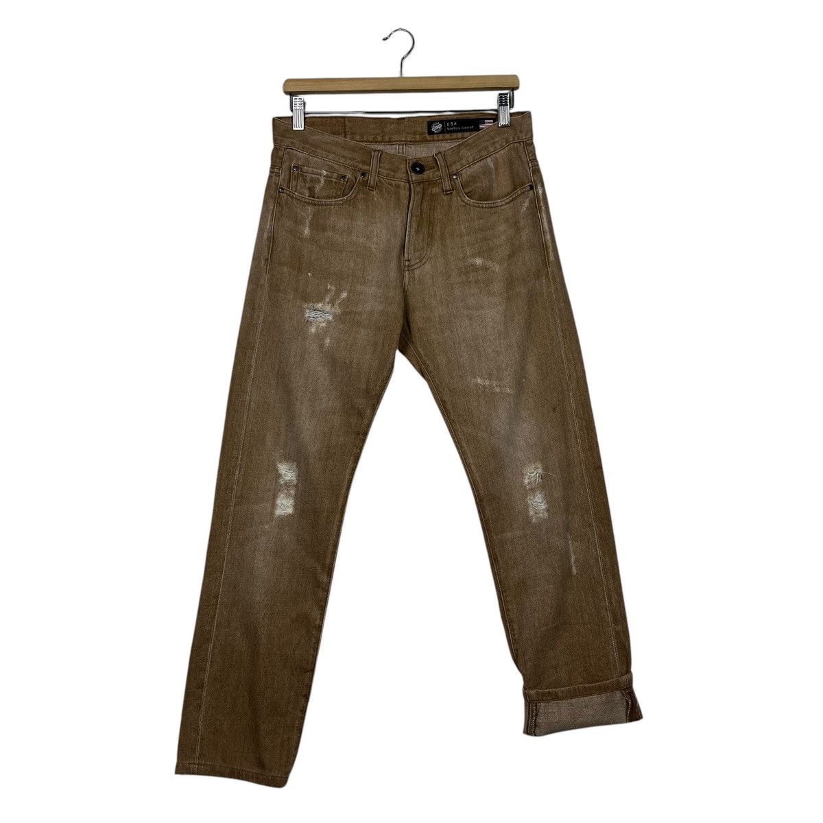 Japanese Brand Vintage Back Number Distressed Pants Size 32" / US 10 / IT 46 - 11 Thumbnail