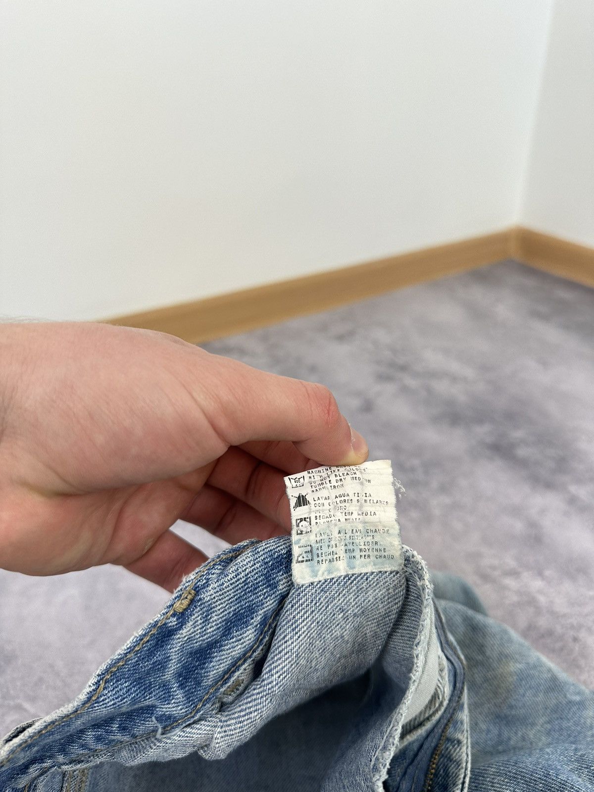 Dickies Vintage Dickies Light Blue Denim Carpenter USA Work Pants Size US 34 / EU 50 - 14 Thumbnail
